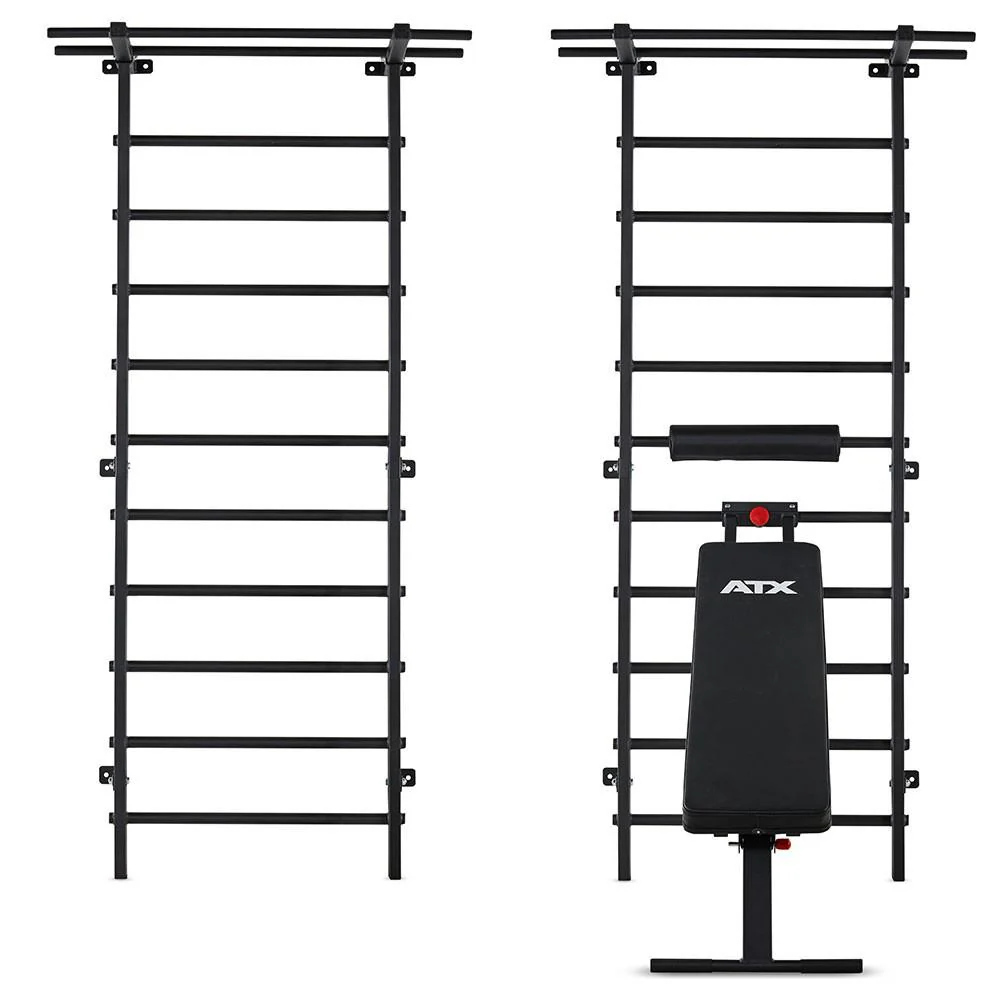 ATX Wall Bar Gym / Sprossenwand mit Bank - Image 9