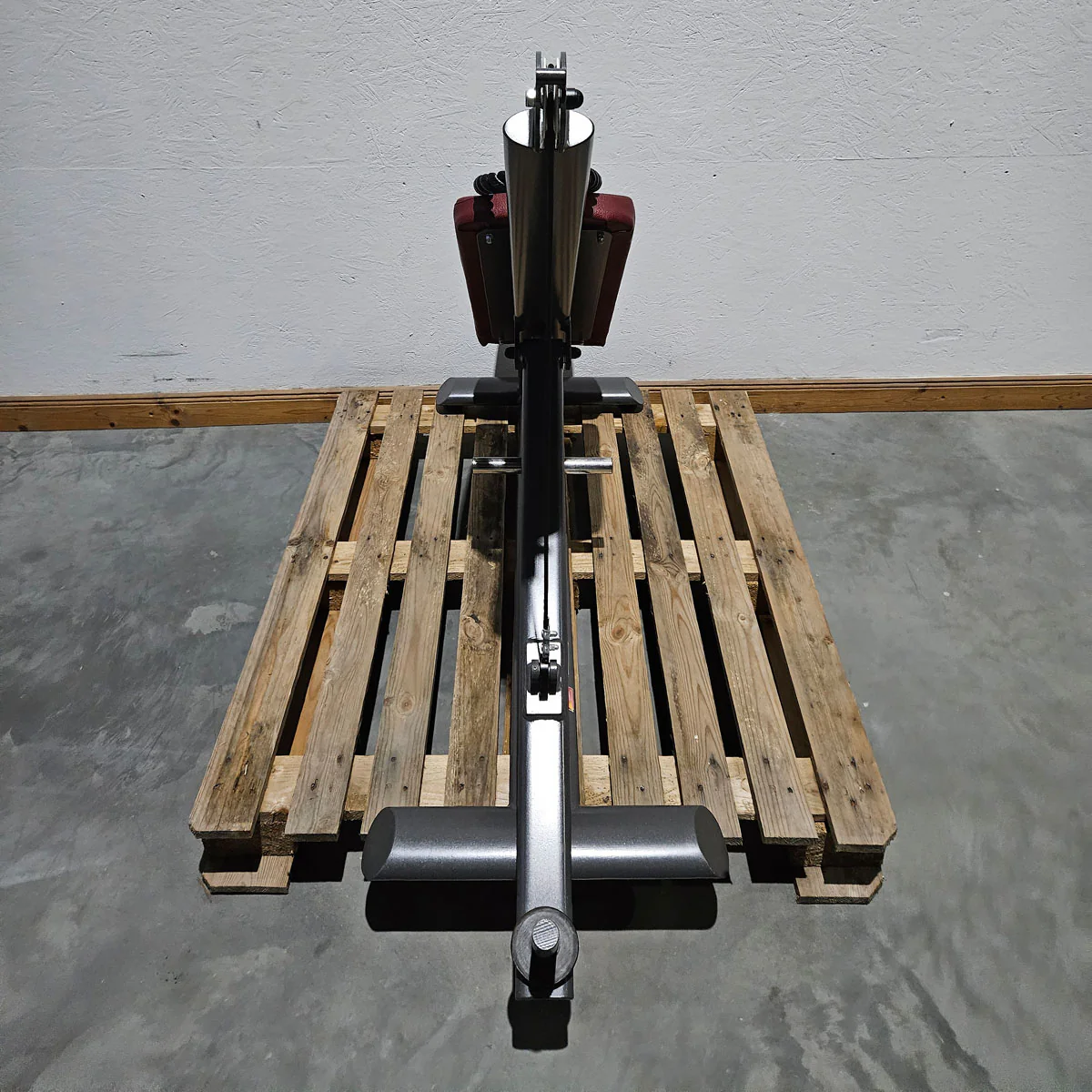 Bauchmaschine Plate loaded,  Bauchbank, Sit Up Ab Crunch Bench, Crunchstuhl T 500, Teuwsen Sportgerät, Rahmenfarbe Anthrazit, gebrauchter - überholter Zustand - Image 3