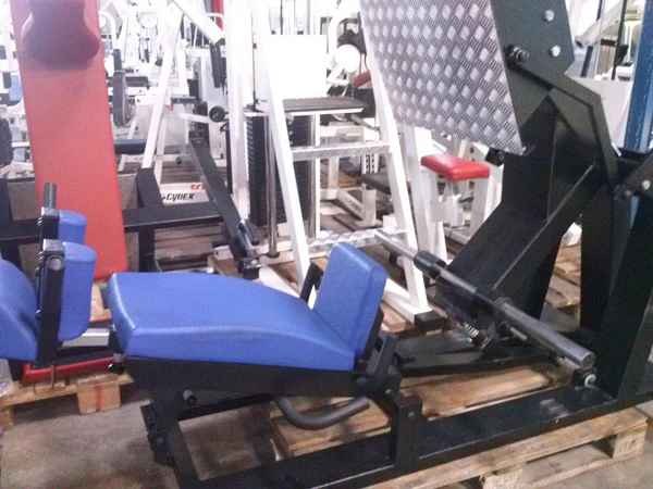 Beinpresse, Scheibenaufnahme / Plate loaded, gebraucht - Image 3