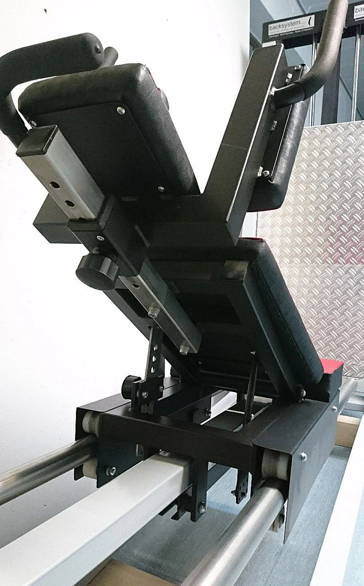 Beinpresse, verstellbare Rückenlehne, große Fußplatte, Reha und Physiotherapie, gebraucht - überholter Zustand - Image 3
