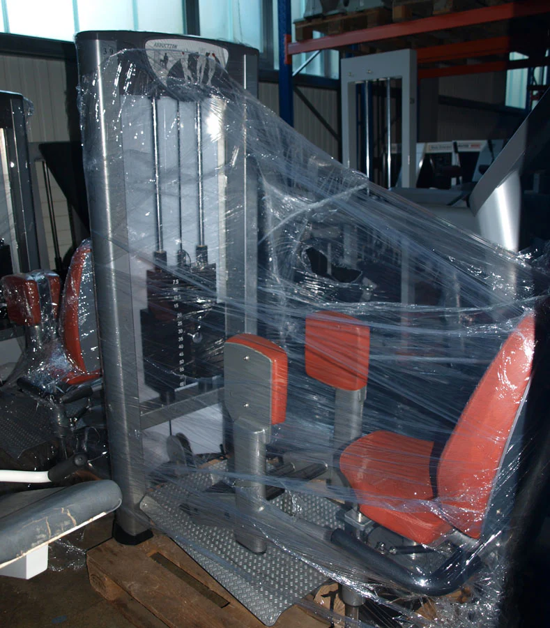 BH Fitness Gerätepark, Strength Line, 3 Jahre alt, gebraucht, Rahmen silber, Polster Orange/Braun - Image 10