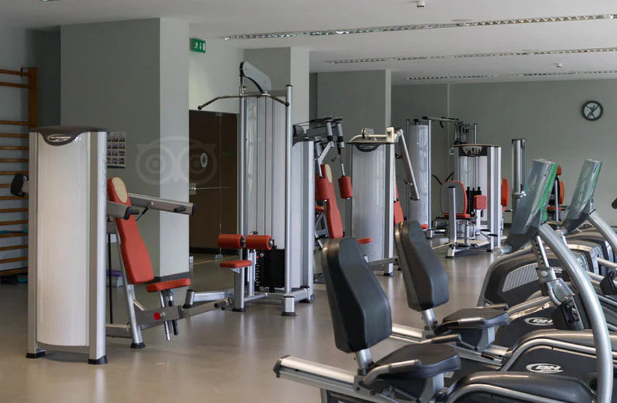 BH Fitness Gerätepark, Strength Line, 3 Jahre alt, gebraucht, Rahmen silber, Polster Orange/Braun - Image 6