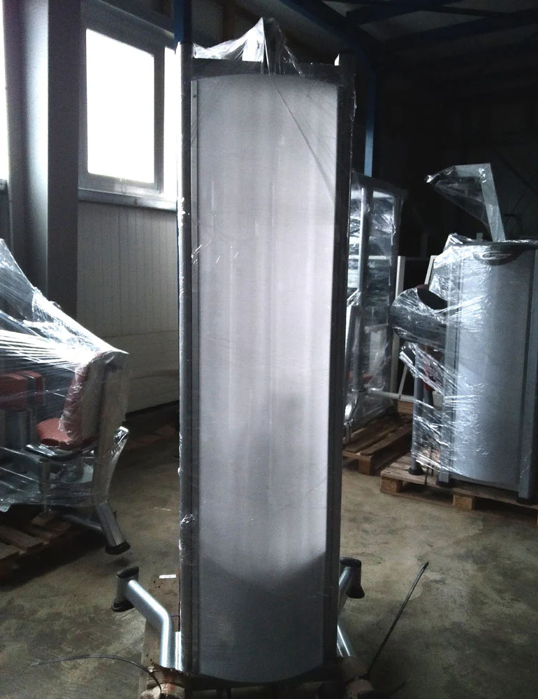 BH Fitness Latzug / Lat Pull Down, 110kg Gewichtsblock, Silber, Strength Line, gebraucht - Image 5