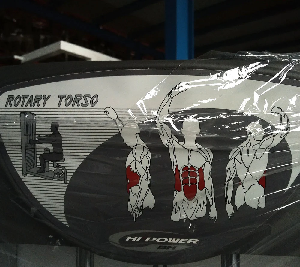 BH Fitness Twister / Rotationsmaschine / Rotary Torso, Silber, Strength Line, gebraucht - Image 9