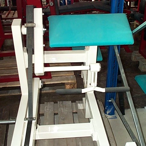 Bizepsmaschine, Dual, Jimsa, gebraucht, für Scheibenaufnahme / Plate loaded - Image 3