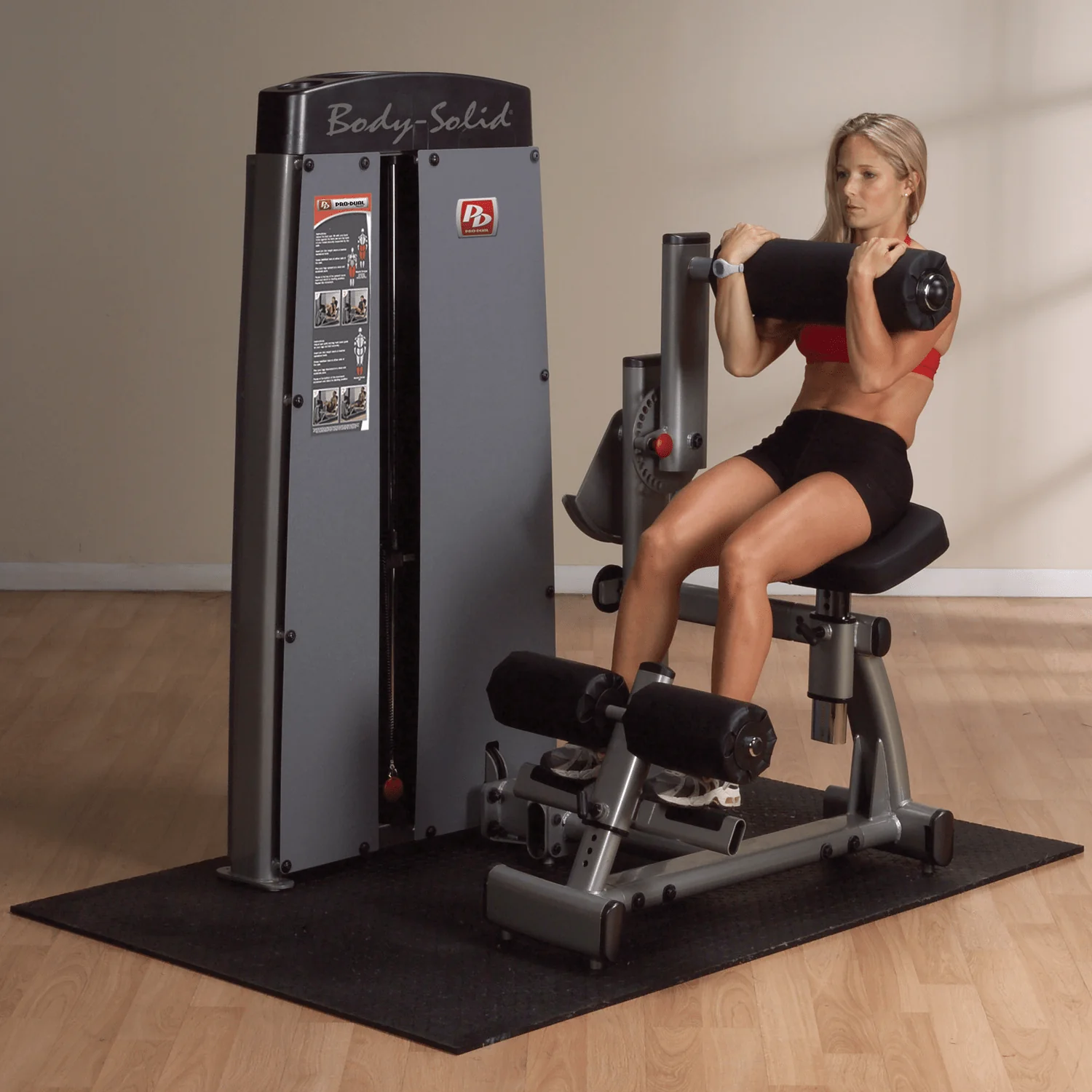 Body Solid Pro Dual Bauch- und Rückenmaschine DABB-SF, 2 in 1 Kombimaschine.  Bauchmuskeltraining und Hyperextension, Abs and Lower Back, gebraucht - geprüfter Zustand - Image 12