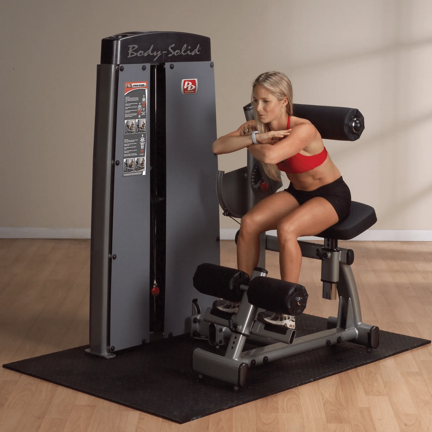 Body Solid Pro Dual Bauch- und Rückenmaschine DABB-SF, 2 in 1 Kombimaschine.  Bauchmuskeltraining und Hyperextension, Abs and Lower Back, gebraucht - geprüfter Zustand - Image 14