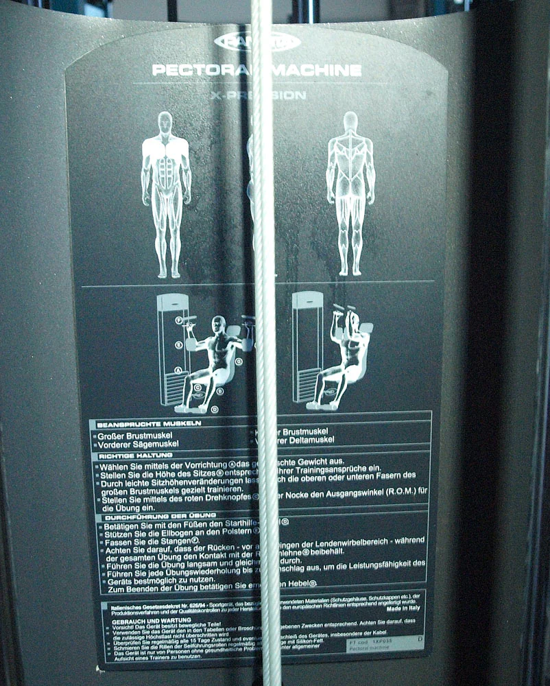 Panatta, Butterfly mit Einstiegshilfe, Pectoral Machine, Pec Fly, Farbe Silber, gebraucht - geprüfter Zustand - Image 5