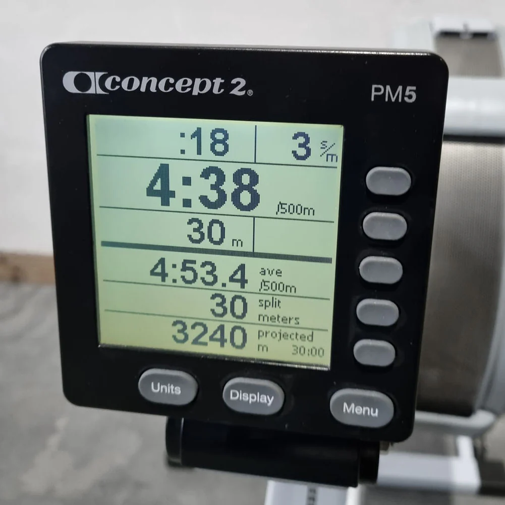 Concept2 Rudergerät Modell D mit PM5 Monitor - Farbe Hellgrau - gebraucht - geprüfter Zustand - Image 6