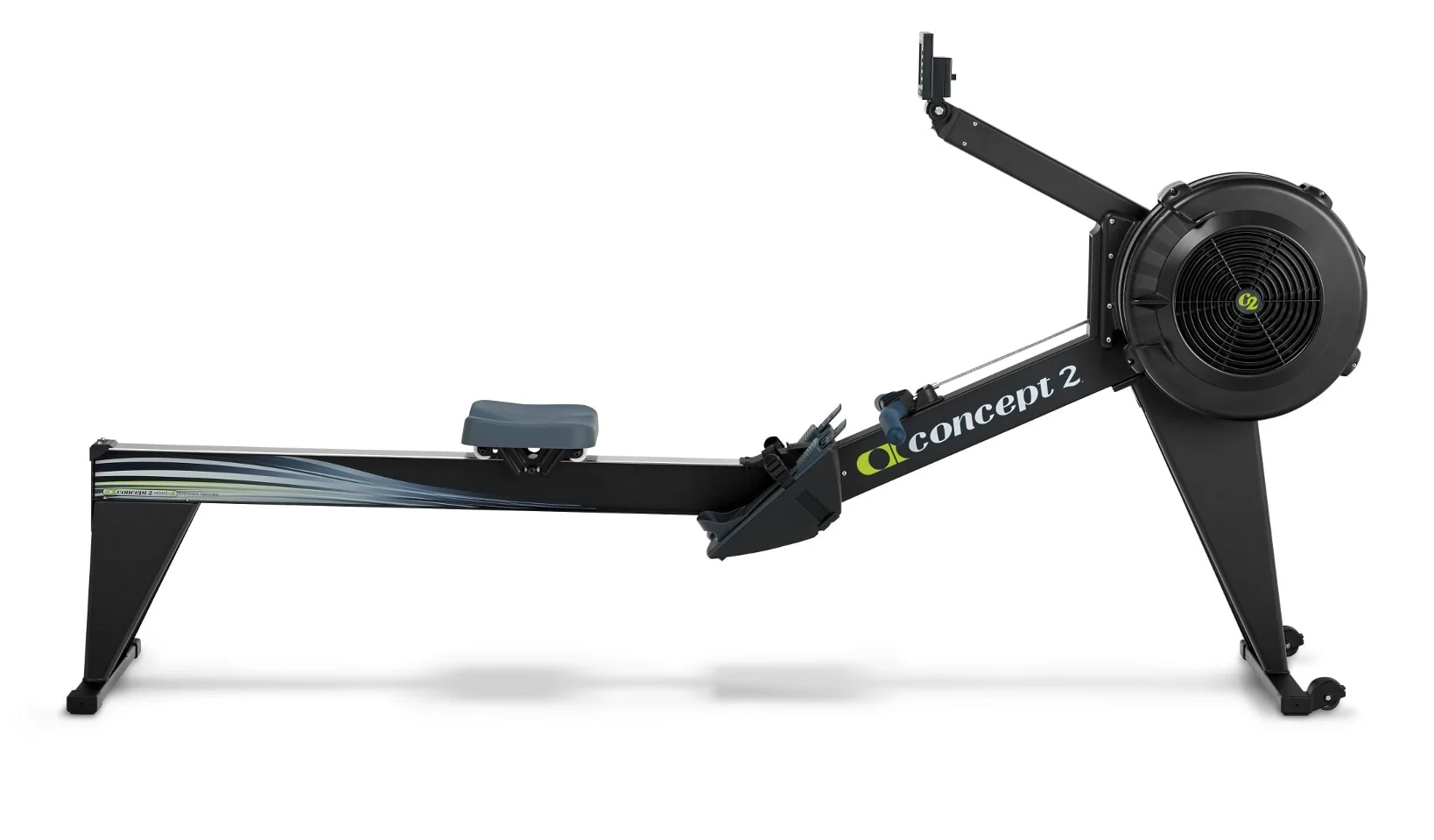 Concept2 Rudergerät Modell E / D mit PM5 Monitor - Farbe Schwarz - gebraucht - geprüfter Zustand - Image 3