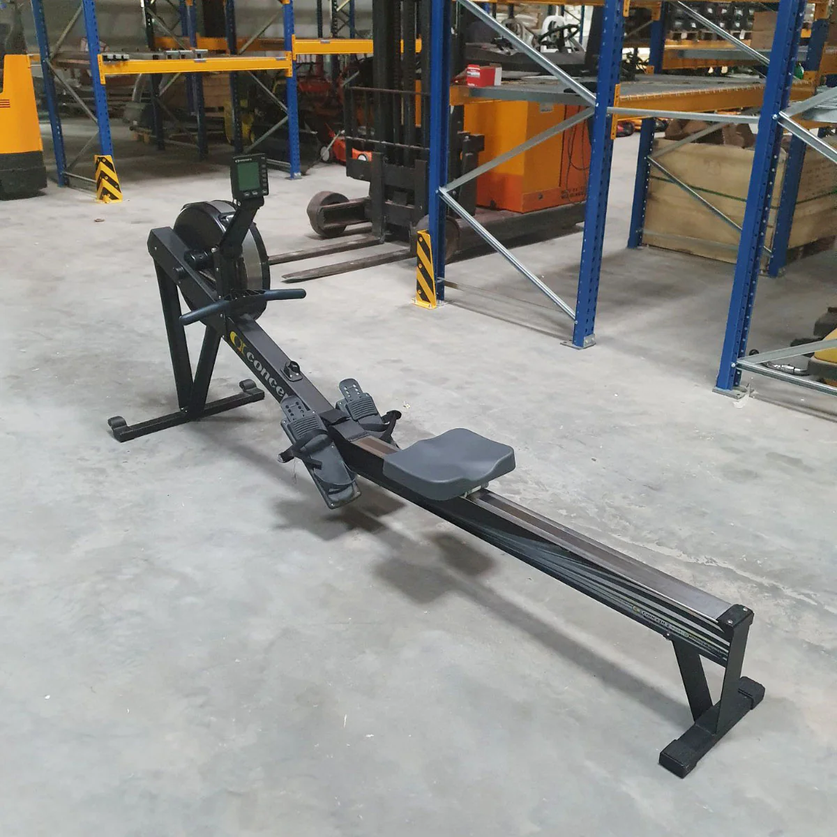Concept2 Rudergerät Modell E / D mit PM5 Monitor - Farbe Schwarz - gebraucht - geprüfter Zustand - Image 5