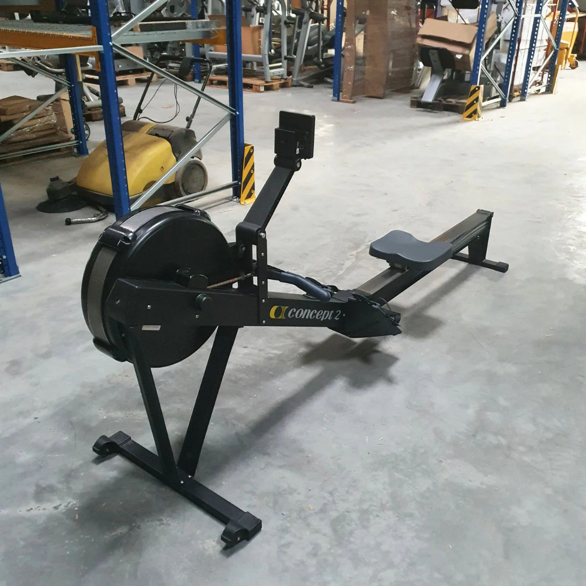 Concept2 Rudergerät Modell E / D mit PM5 Monitor - Farbe Schwarz - gebraucht - geprüfter Zustand - Image 6