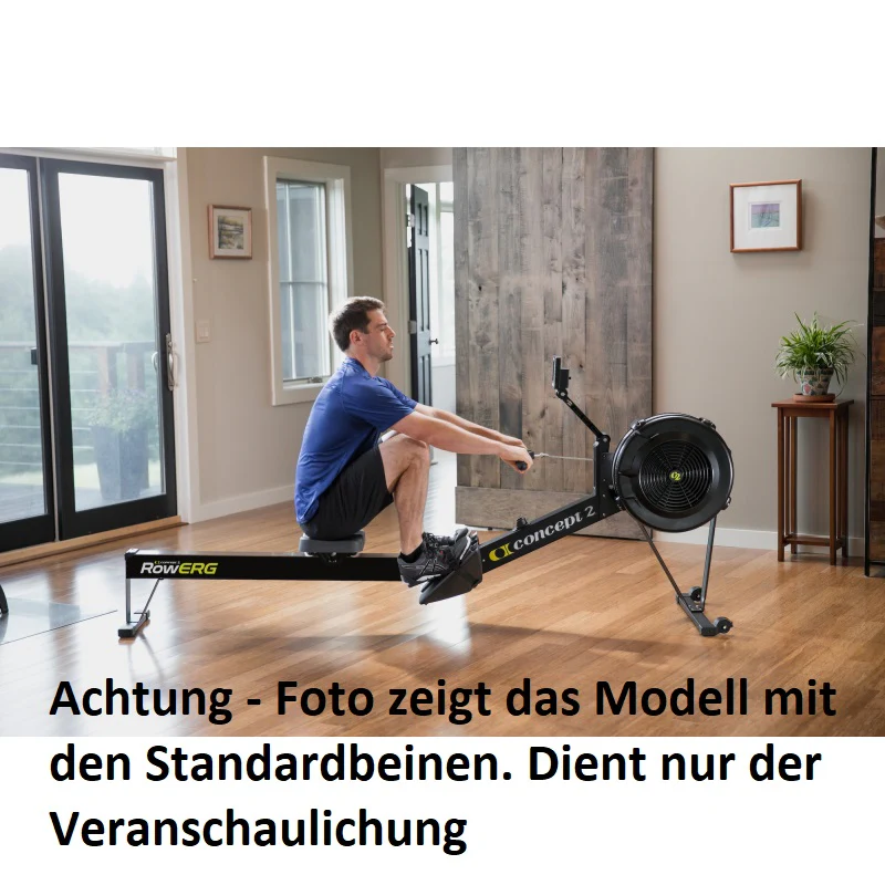 Concept2 Rudergerät RowErg mit hohen Beinen und PM5 Monitor - Farbe Schwarz - NEU - Image 6