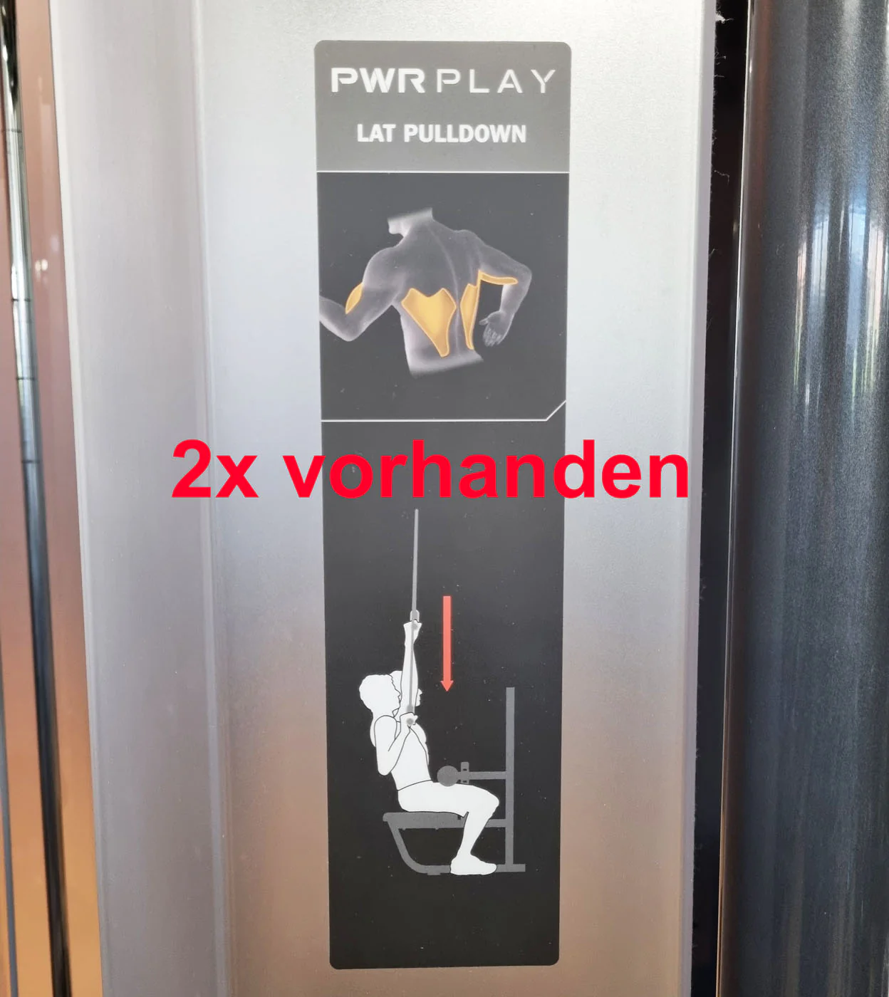 Cybex 8 Stationenturm PWR Play, 8 Stack Multi Station, baugleich Life Fitness MJ Tower, große Gewichtsblöcke, Rahmenfarbe Anthrazit, gebraucht - überholter Zustand - Image 11