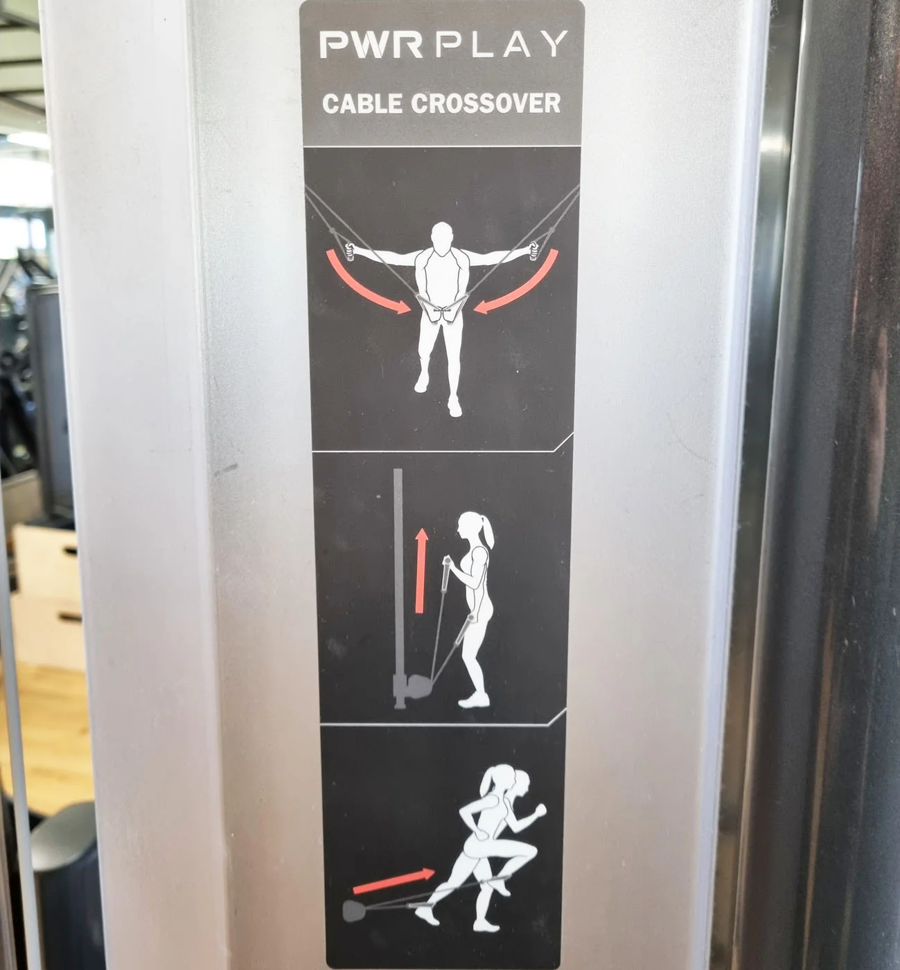 Cybex 8 Stationenturm PWR Play, 8 Stack Multi Station, baugleich Life Fitness MJ Tower, große Gewichtsblöcke, Rahmenfarbe Anthrazit, gebraucht - überholter Zustand - Image 12