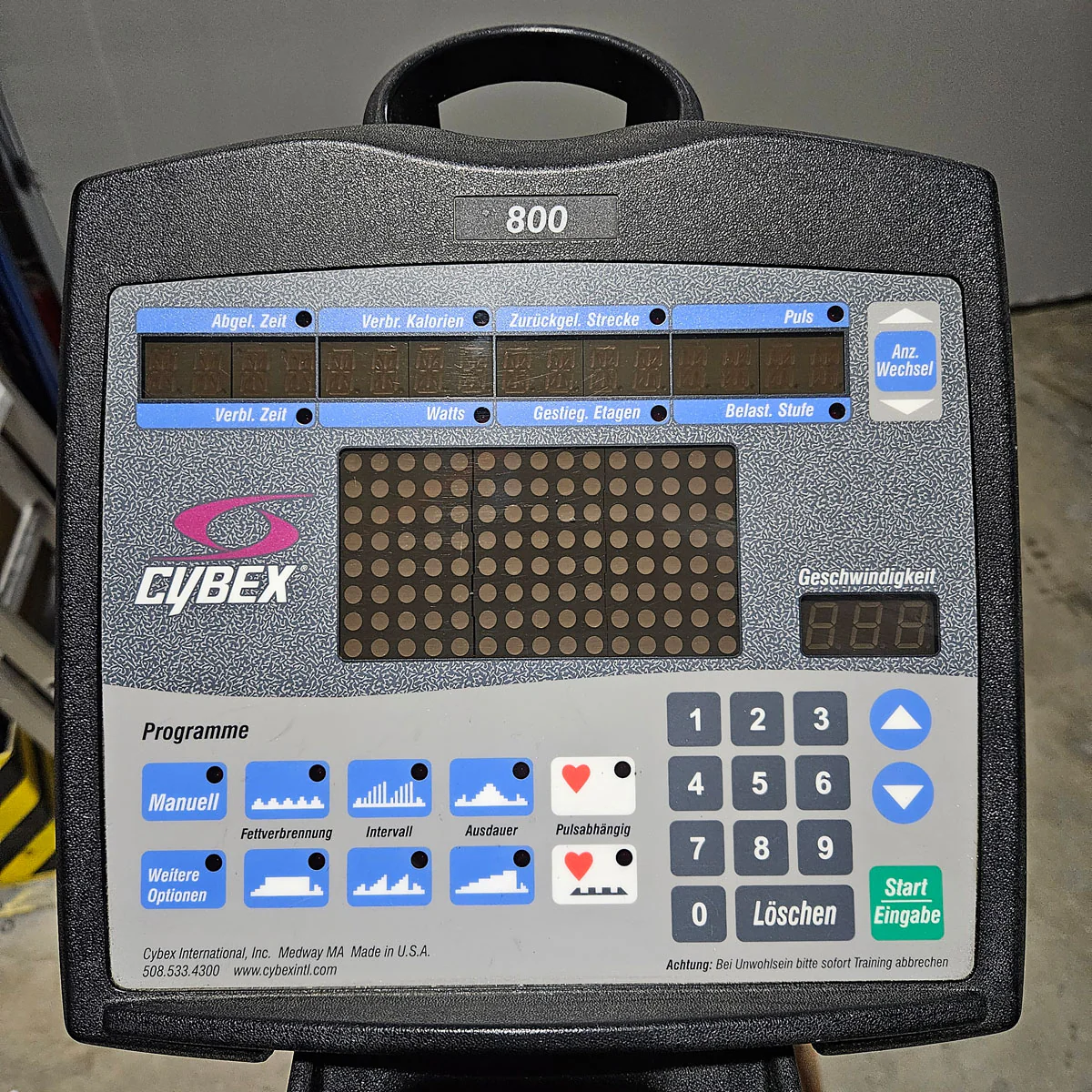 Cybex 800 Stepper, Farbe Weiß, gebraucht - geprüfter Zustand, funktionsfähig - Image 6