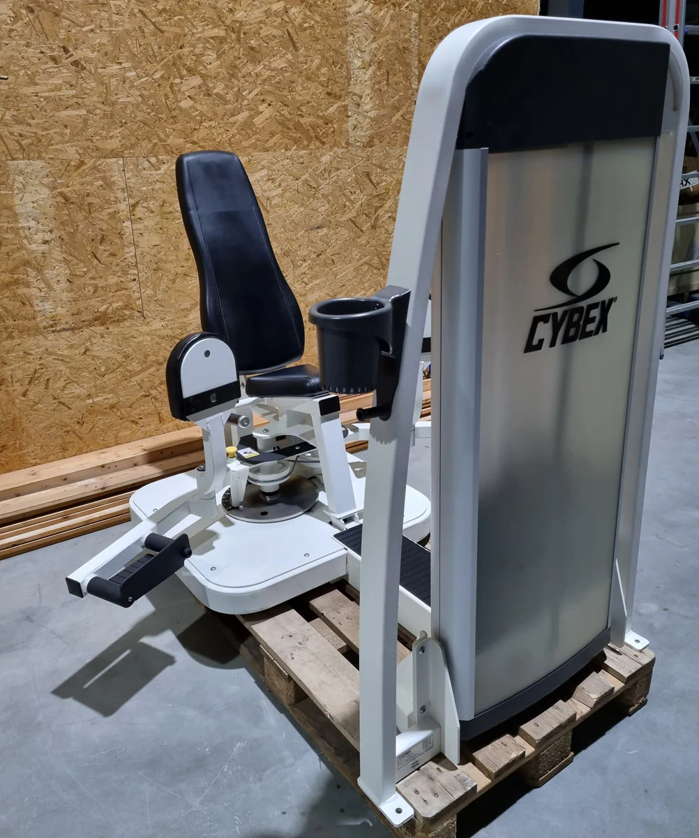 Cybex Eagle Abduktoren und Adduktoren Kombimaschine 2 in 1 - Hip Abduction and Hip Adduction, Rahmenfarbe Weiß, Polsterfarbe Schwarz, gebraucht - überholter Zustand - Image 12