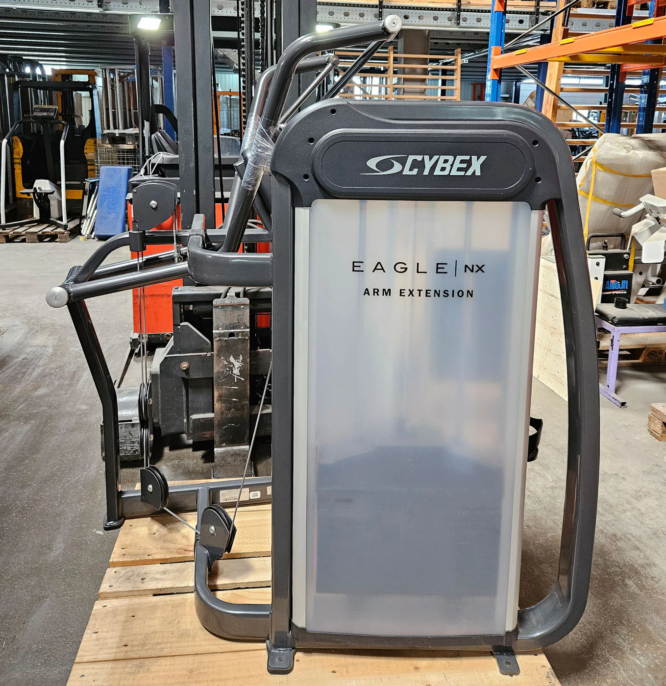 Cybex Eagle NX Arm Extension, Trizepsmaschine, Triceps Press, Rahmenfarbe Anthrazit, gebraucht - überholter Zustand - Image 9