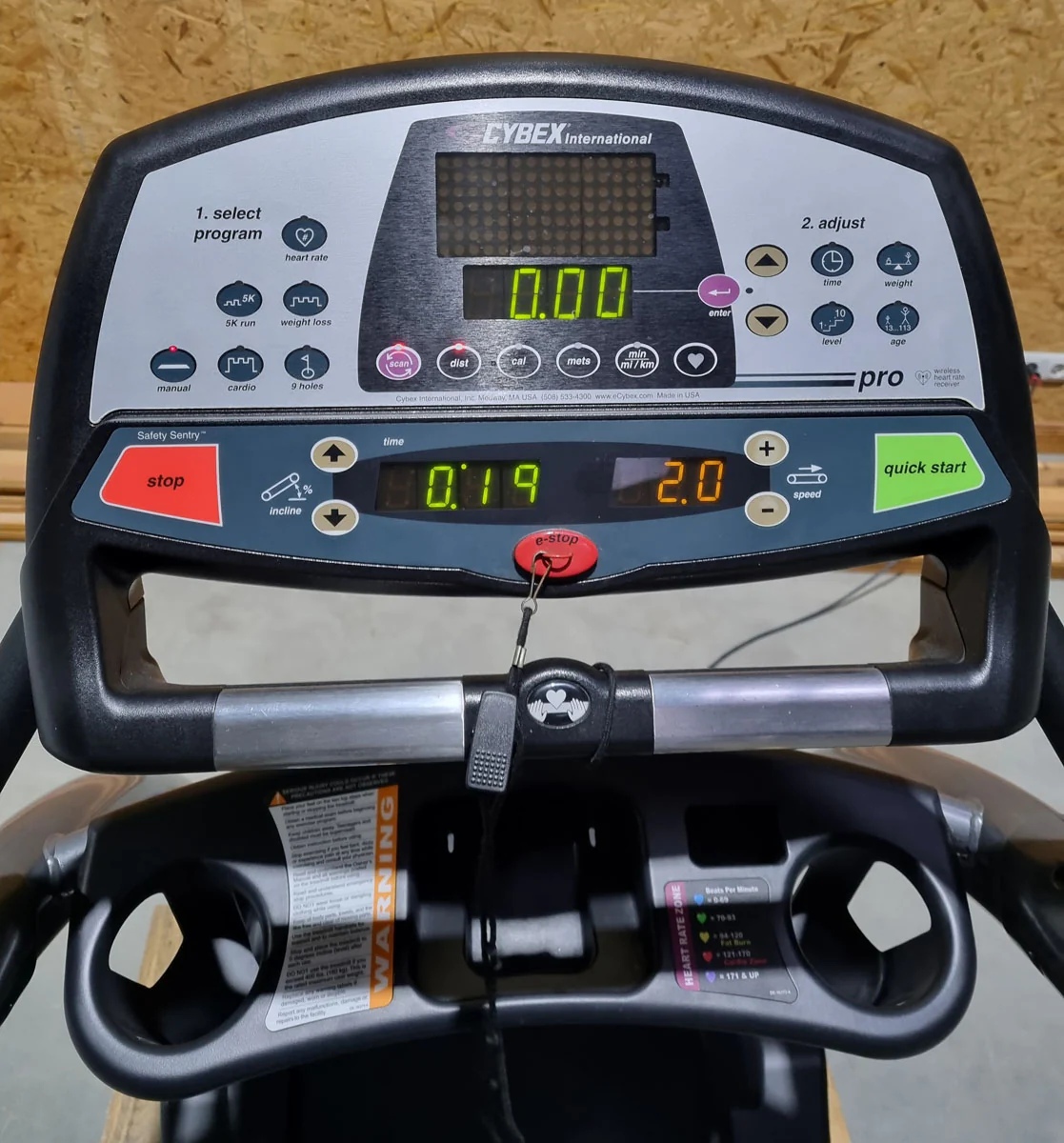Cybex Laufband 520T Pro, Treadmill, gebraucht - überholter Zustand - Image 4