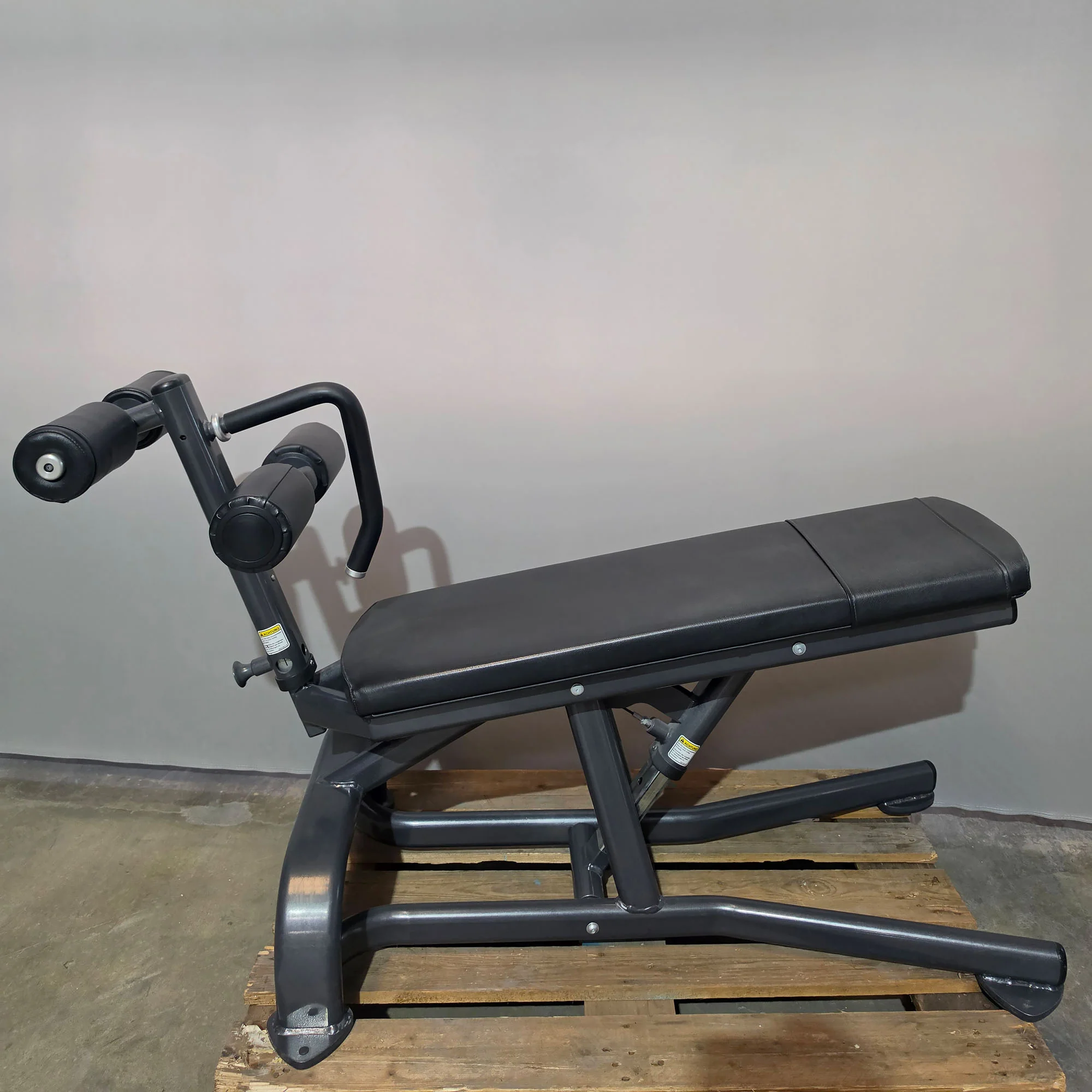 Cybex verstellbare Bauchbank, Adjustable Abdominal Bench, Rahmenfarbe Anthrazit, gebraucht - überholter Zustand - Image 4