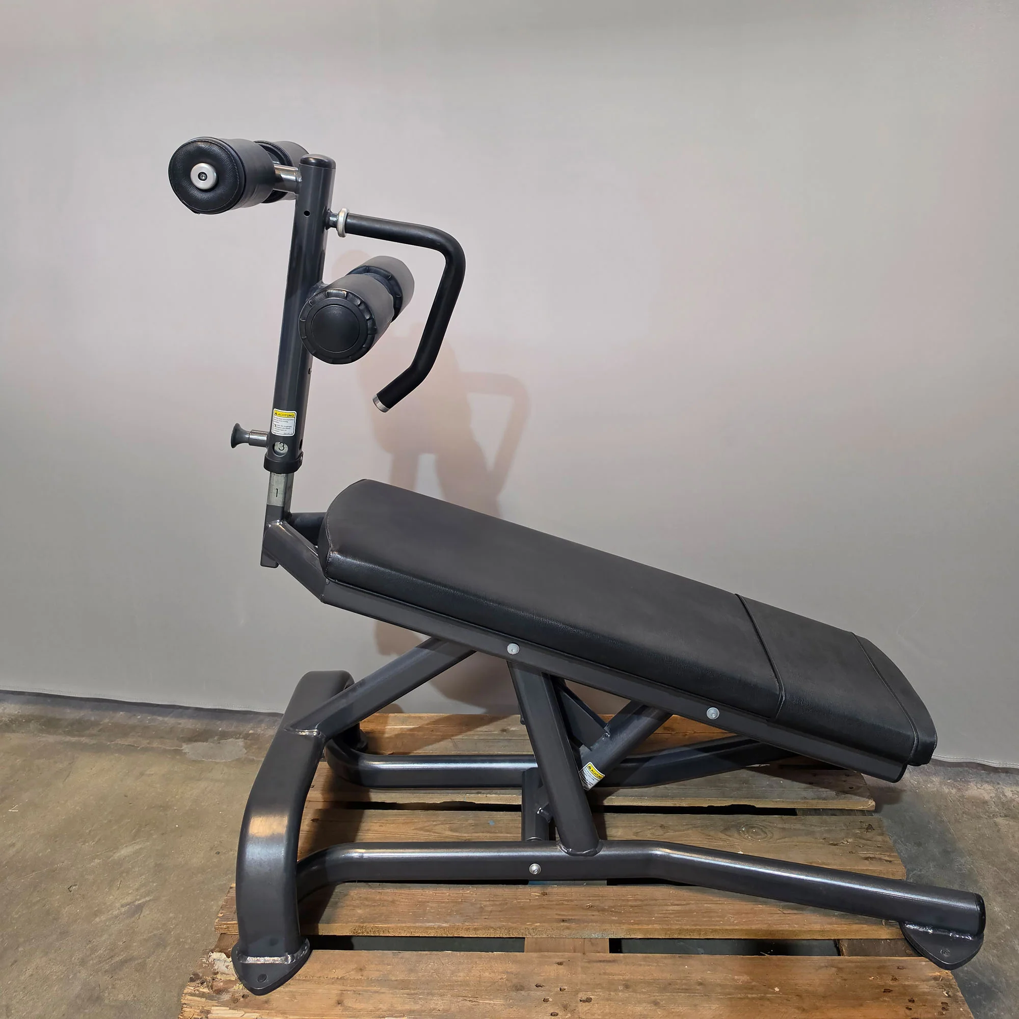 Cybex verstellbare Bauchbank, Adjustable Abdominal Bench, Rahmenfarbe Anthrazit, gebraucht - überholter Zustand - Image 5