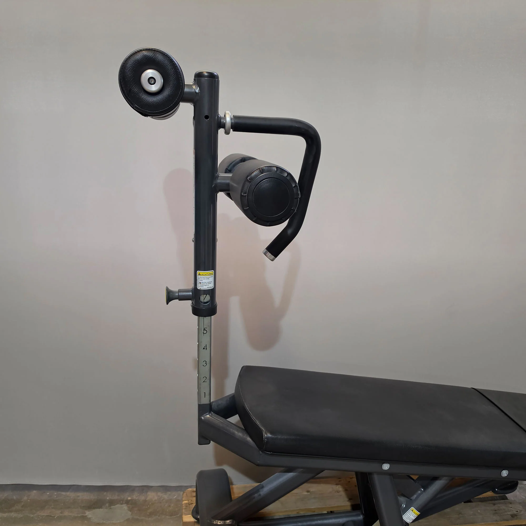 Cybex verstellbare Bauchbank, Adjustable Abdominal Bench, Rahmenfarbe Anthrazit, gebraucht - überholter Zustand - Image 6