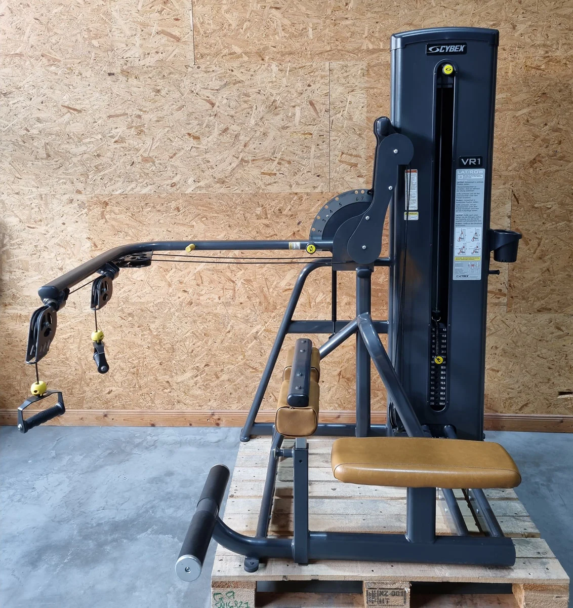 Cybex VR1 Lat-Row Latzug und Rudern - 2 in 1 Kombigerät - drehbare Griffe, Rahmen Anthrazit, gebraucht - überholter Zustand - Image 3