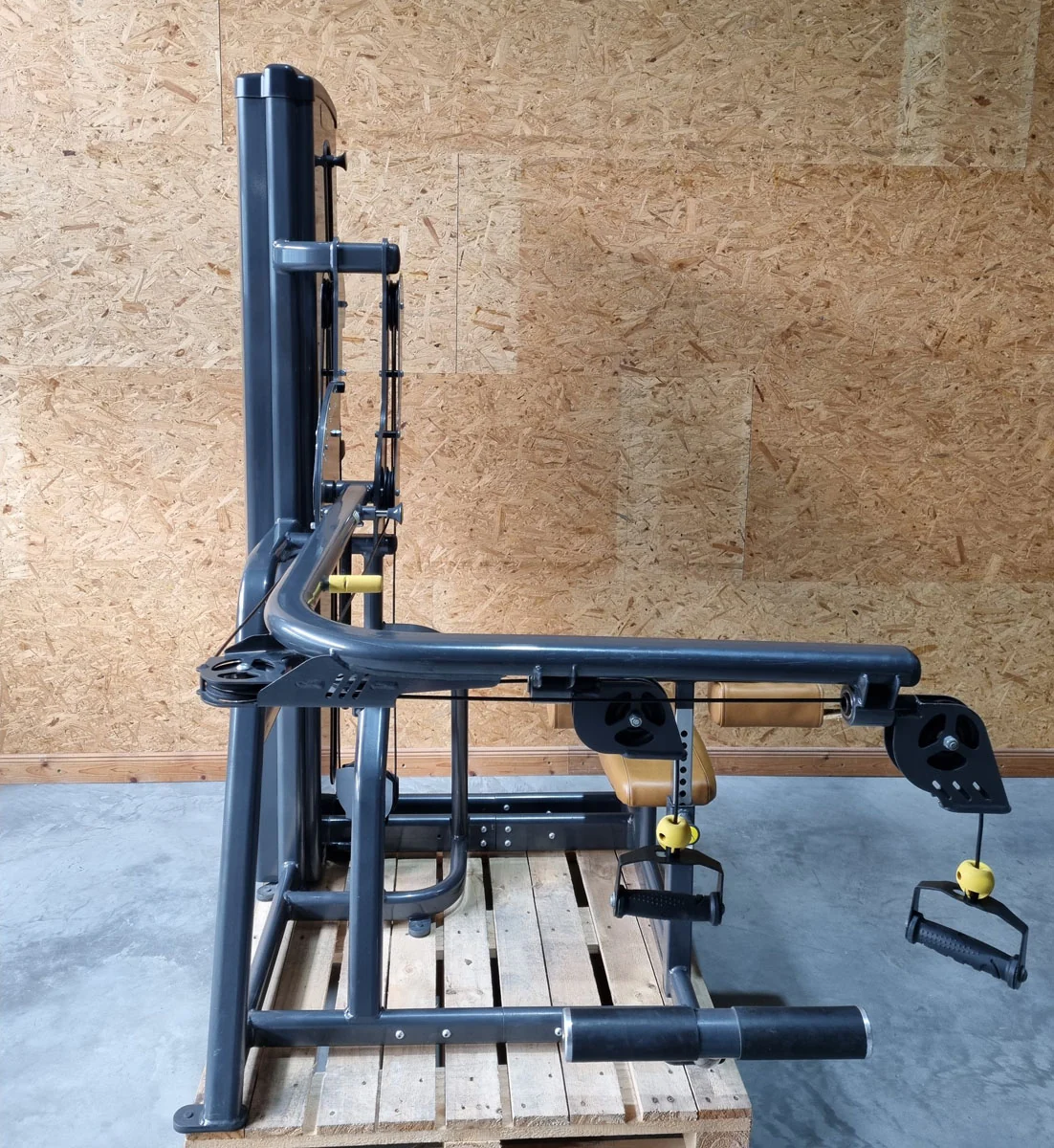 Cybex VR1 Lat-Row Latzug und Rudern - 2 in 1 Kombigerät - drehbare Griffe, Rahmen Anthrazit, gebraucht - überholter Zustand - Image 5