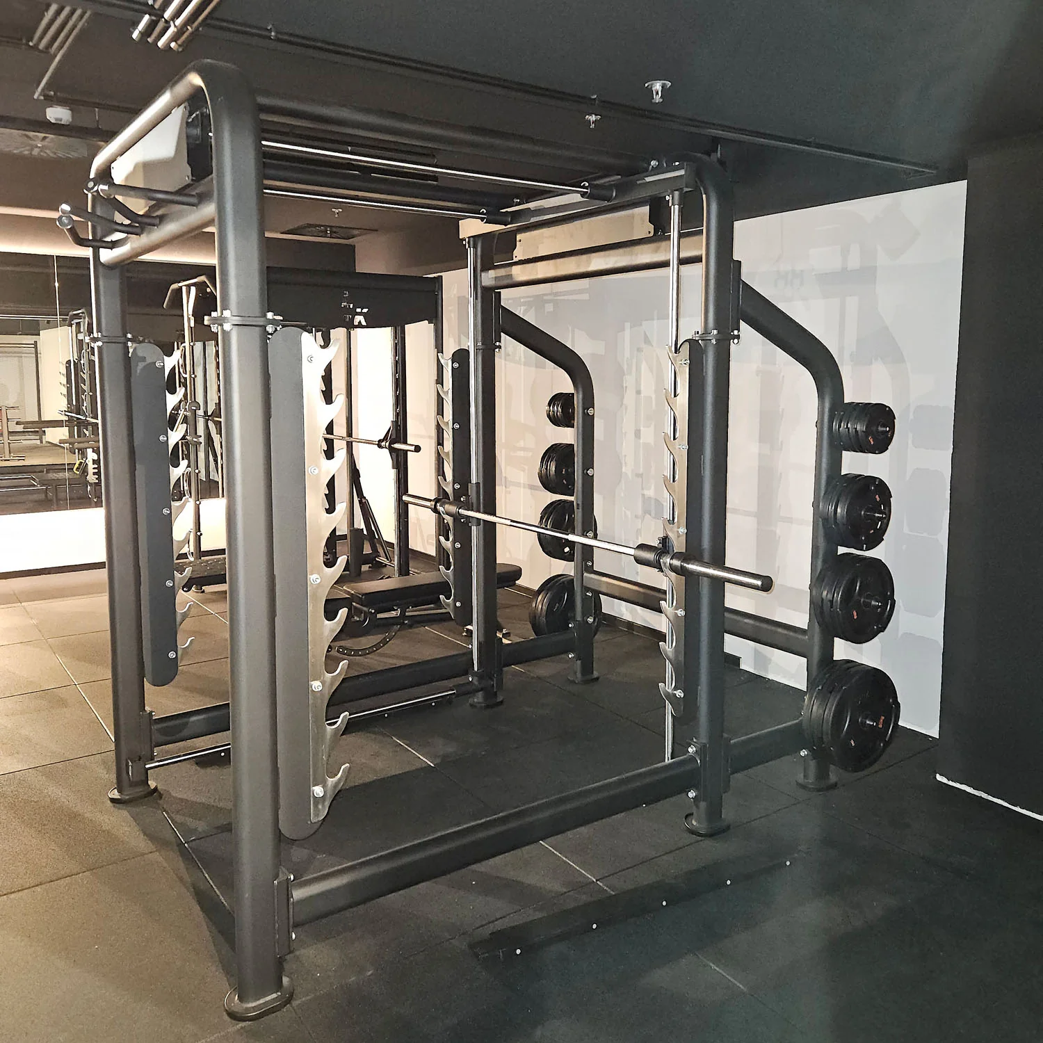 DankSport 3D Multipresse, Max Rack, verstellbare Smith Machine sowie Power und Squat Rack Cage, NEU - Image 3