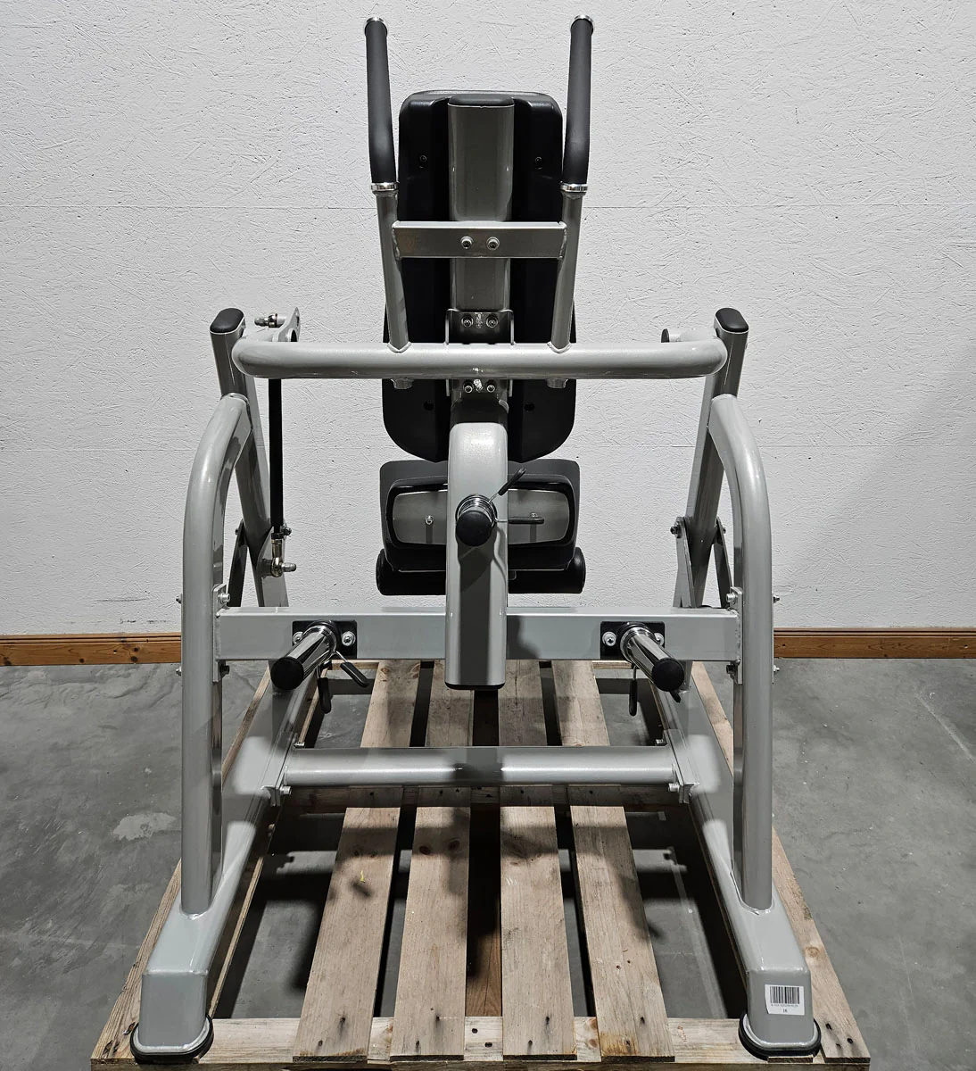 DankSport Bauchmaschine, Plate loaded Kraftgerät, Abdominal Crunch, Abs Machine, Rotation möglich - Rahmen Silber - NEU - Image 4