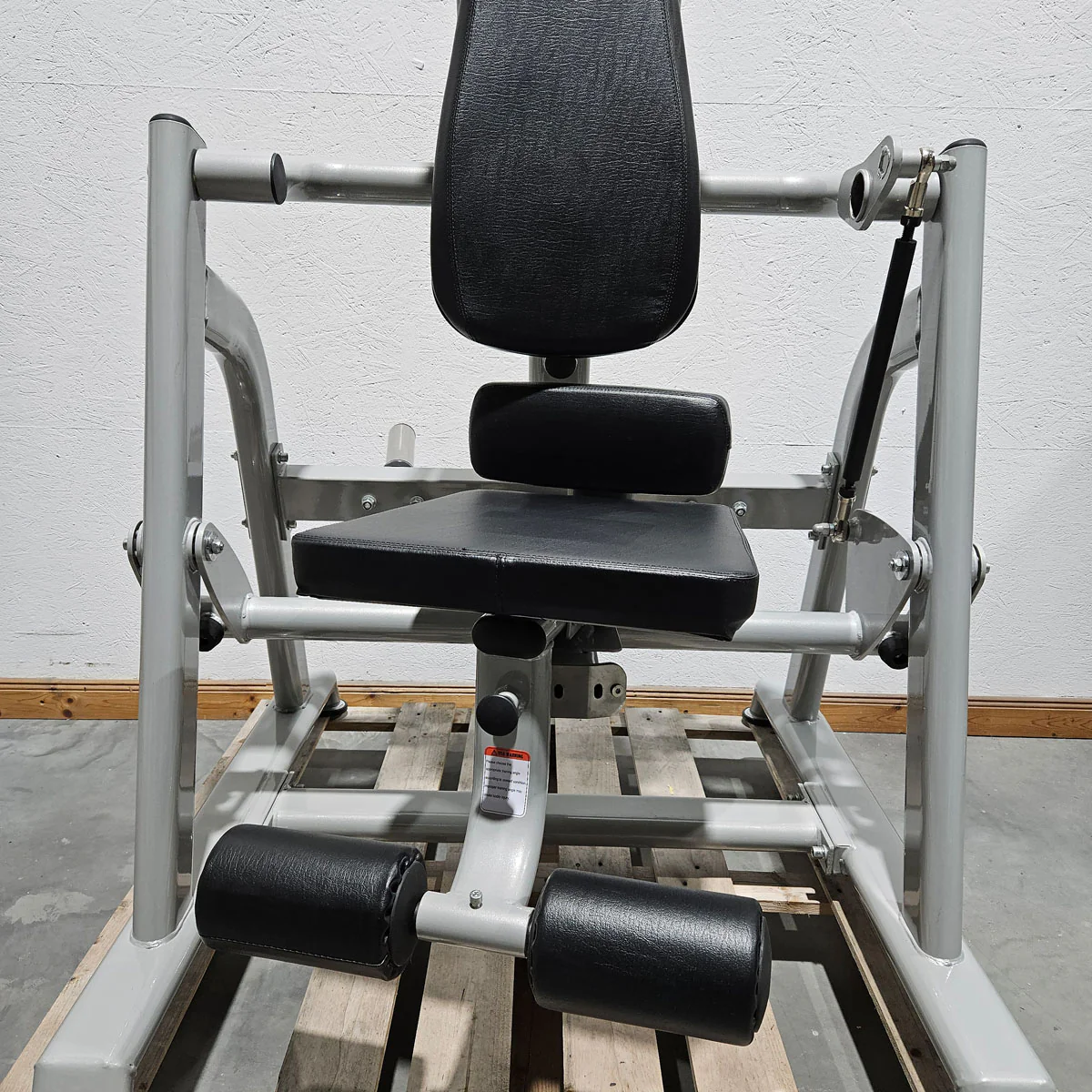 DankSport Bauchmaschine, Plate loaded Kraftgerät, Abdominal Crunch, Abs Machine, Rotation möglich - Rahmen Silber - NEU - Image 6