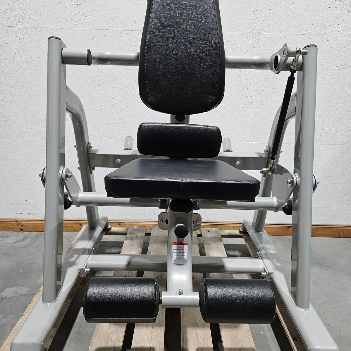 DankSport Bauchmaschine, Plate loaded Kraftgerät, Abdominal Crunch, Abs Machine, Rotation möglich - Rahmen Silber - NEU - Image 7