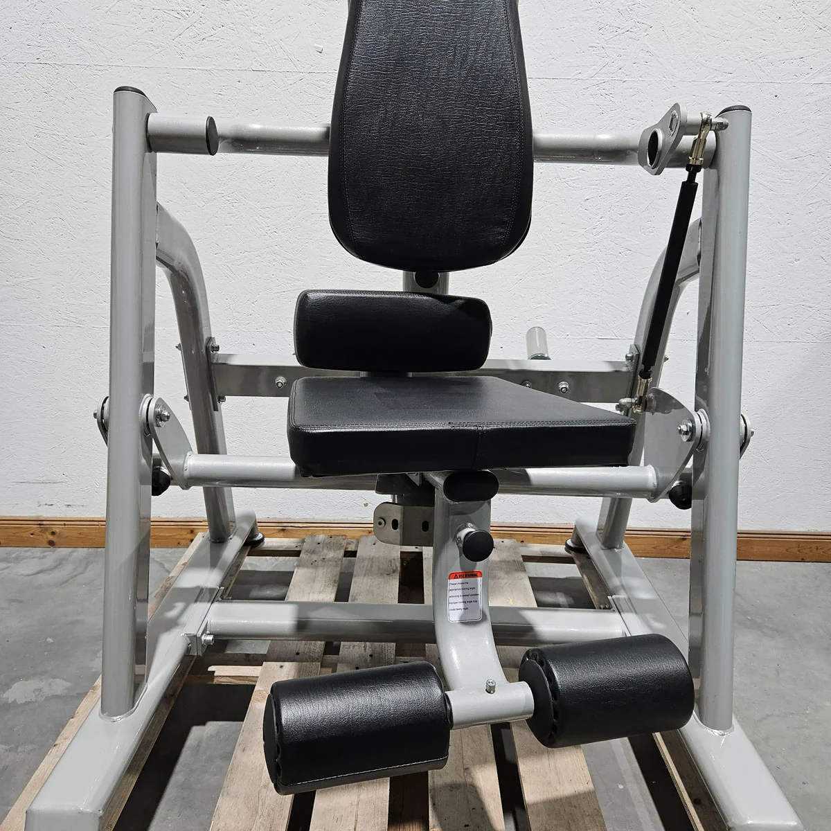 DankSport Bauchmaschine, Plate loaded Kraftgerät, Abdominal Crunch, Abs Machine, Rotation möglich - Rahmen Silber - NEU - Image 8