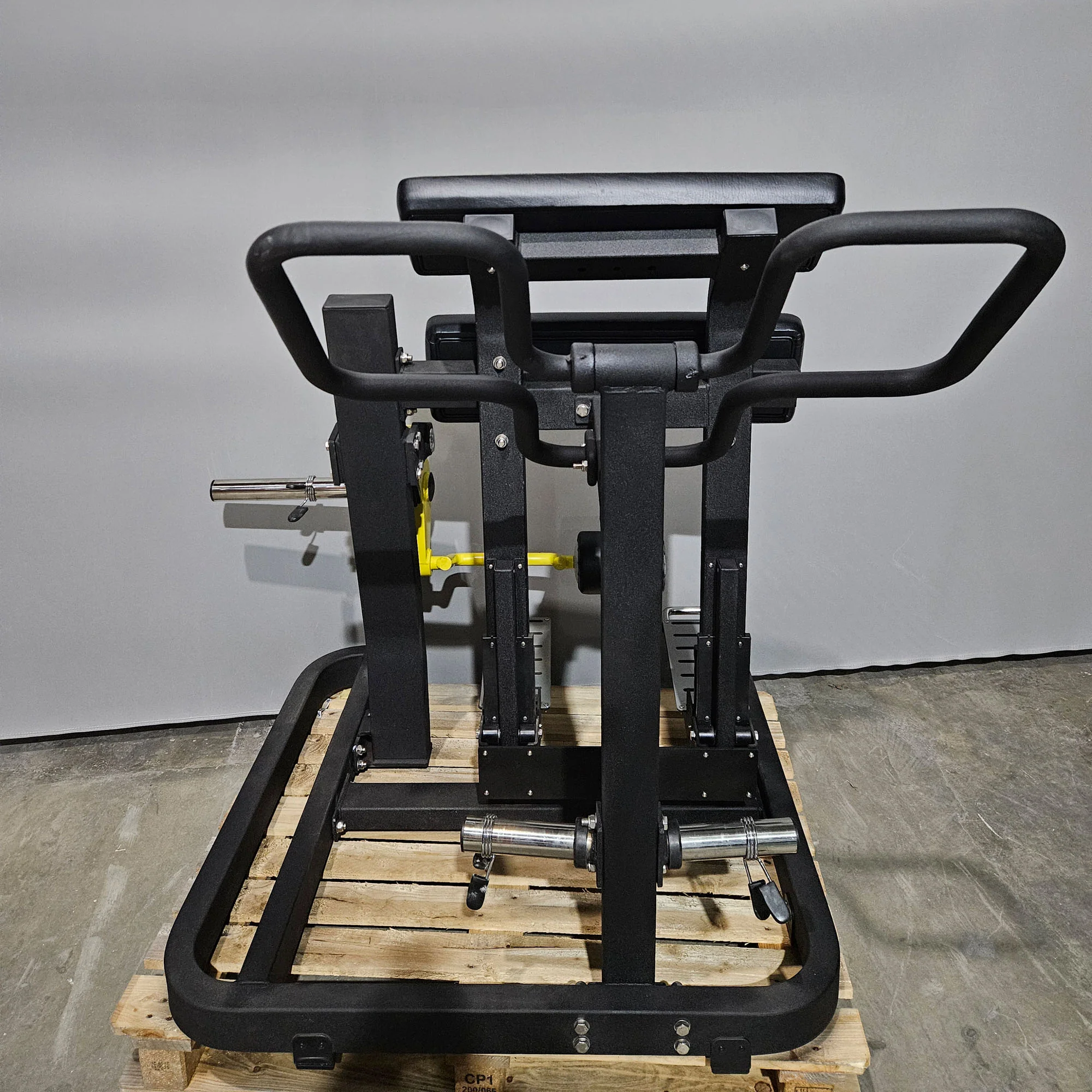 DankSport Beinbeuger stehend, Standing Leg Curl Plate loaded, Farbe Schwarz, gebraucht - überholter Zustand - Image 4