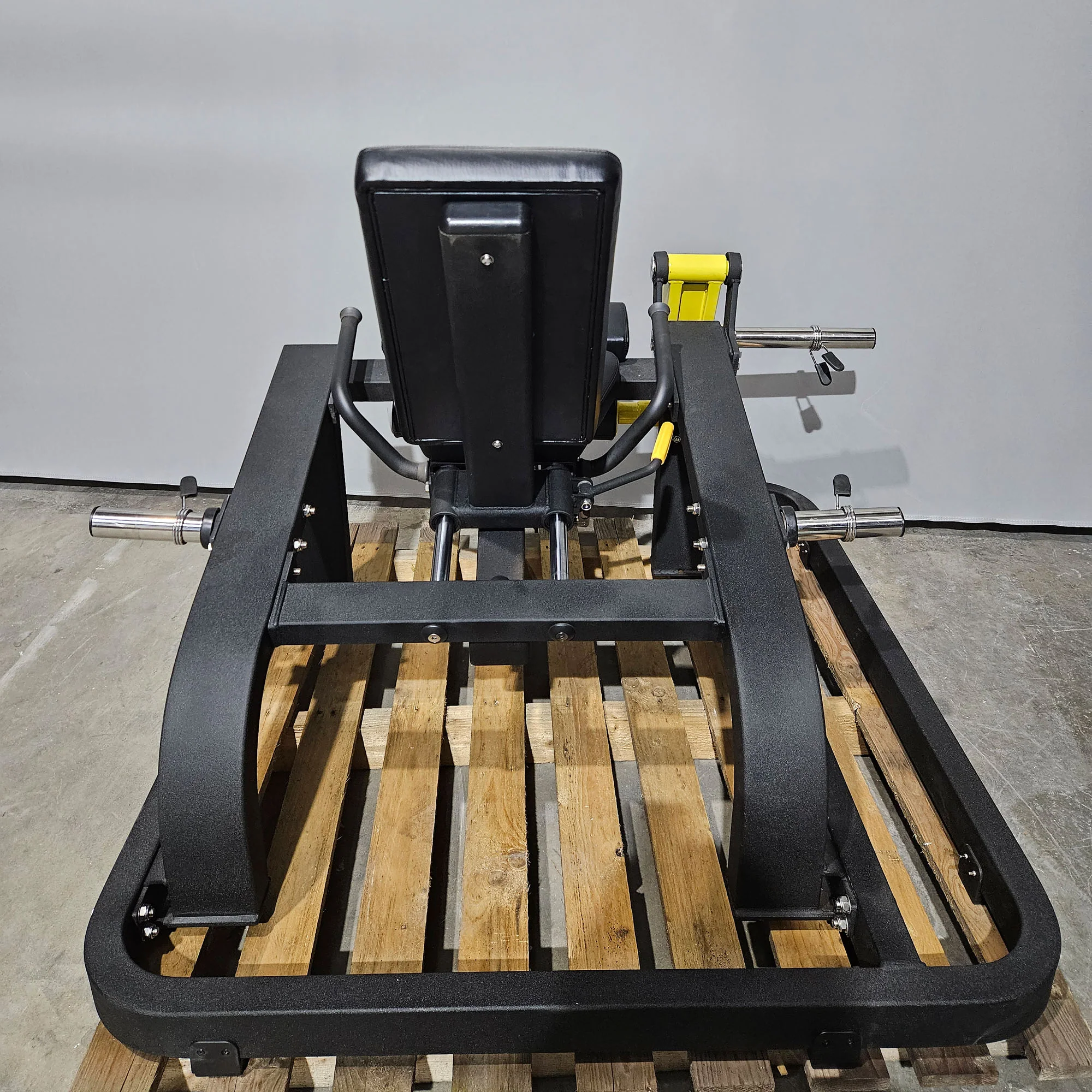 DankSport Beinstrecker sitzend, Leg Extension Plate loaded, Farbe Schwarz, gebraucht - überholter Zustand - Image 4