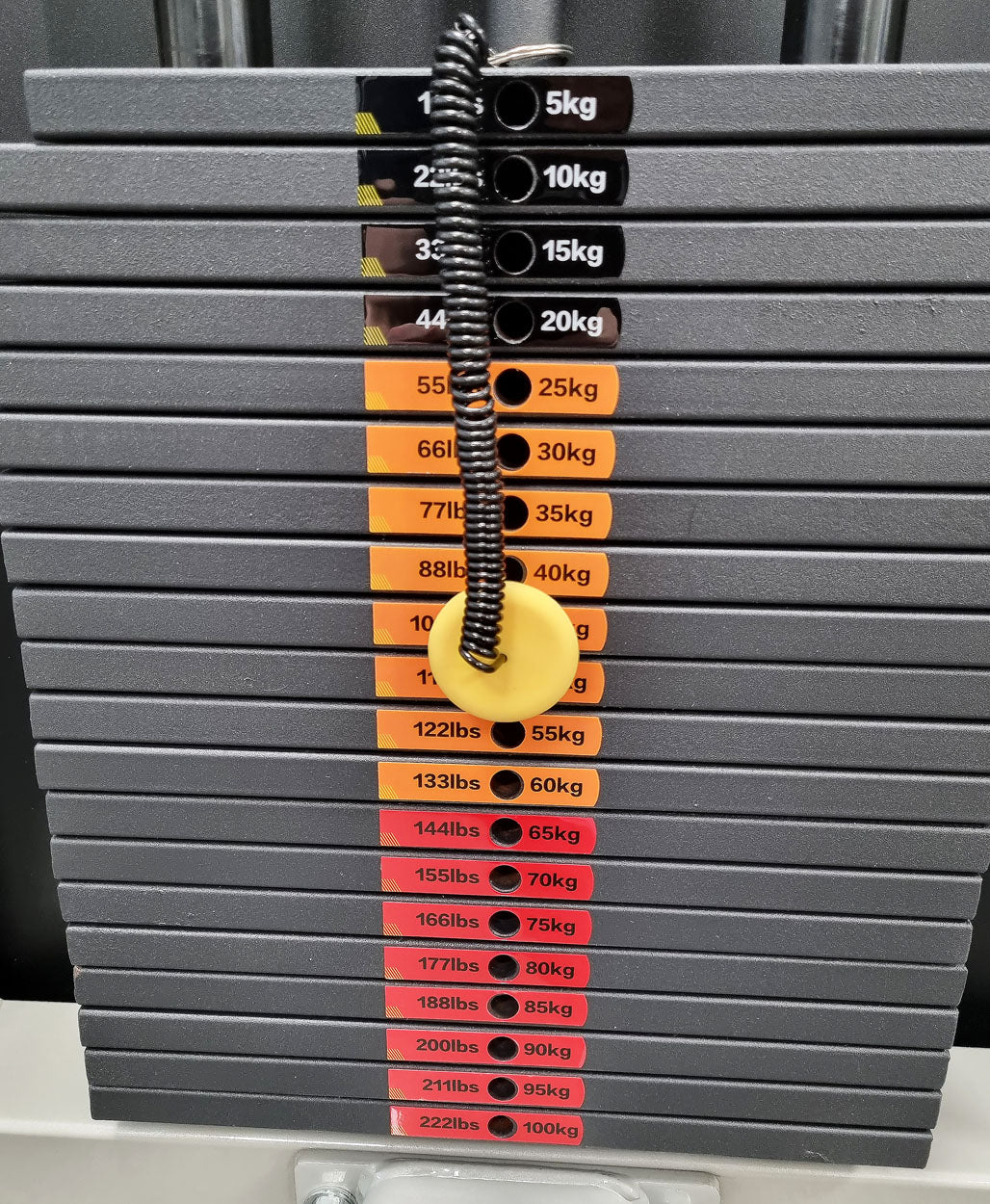 DankSport Enger Doppel Kabelzug höhenverstellbar und Multipresse geführt - 2 in 1 Kombigerät - Dual adjustable Cable Pulley and Smith Machine - 2x 100kg Gewichtsblöcke - Silber - NEU - Image 13