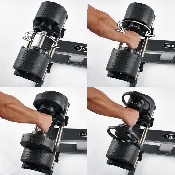 Danksport Kompakthanteln mit System von 2 - 20 kg - Image 3