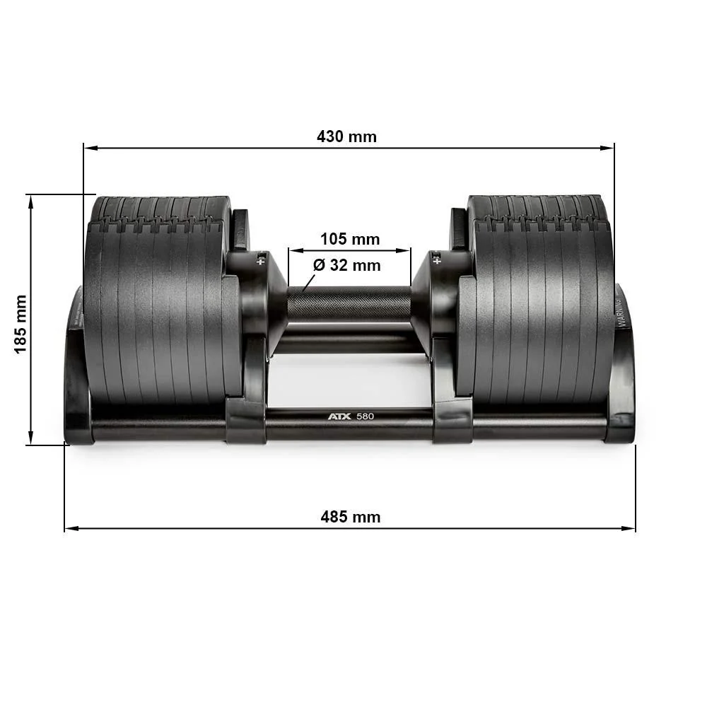 Danksport Kompakthanteln mit System von 2,3 - 36 kg - Heavy Weight - Image 8