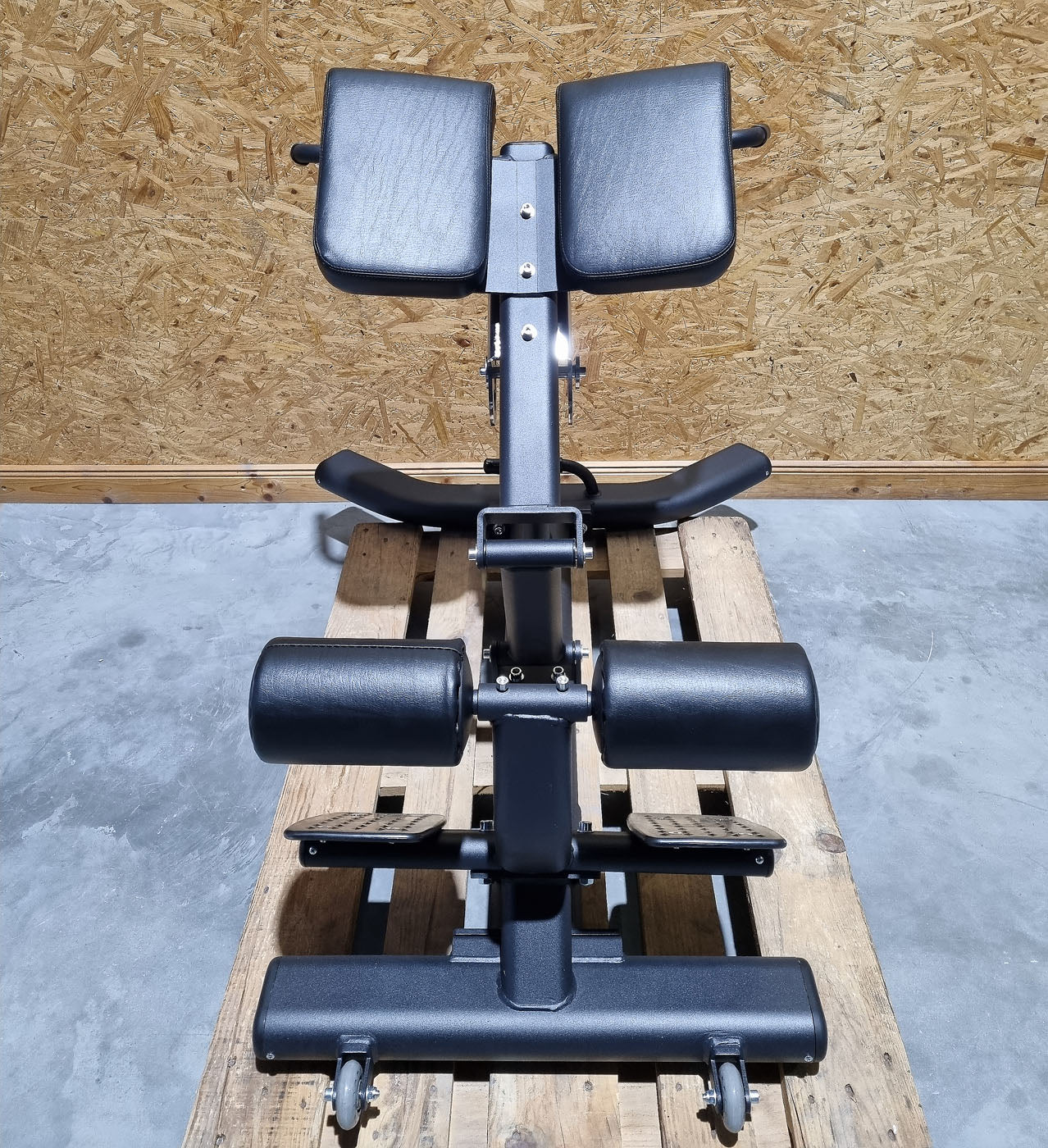 DankSport Rückenstreckerbank verstellbar - Hyperextension 45° - Back Extension - Silber und Schwarz - NEU - Image 11
