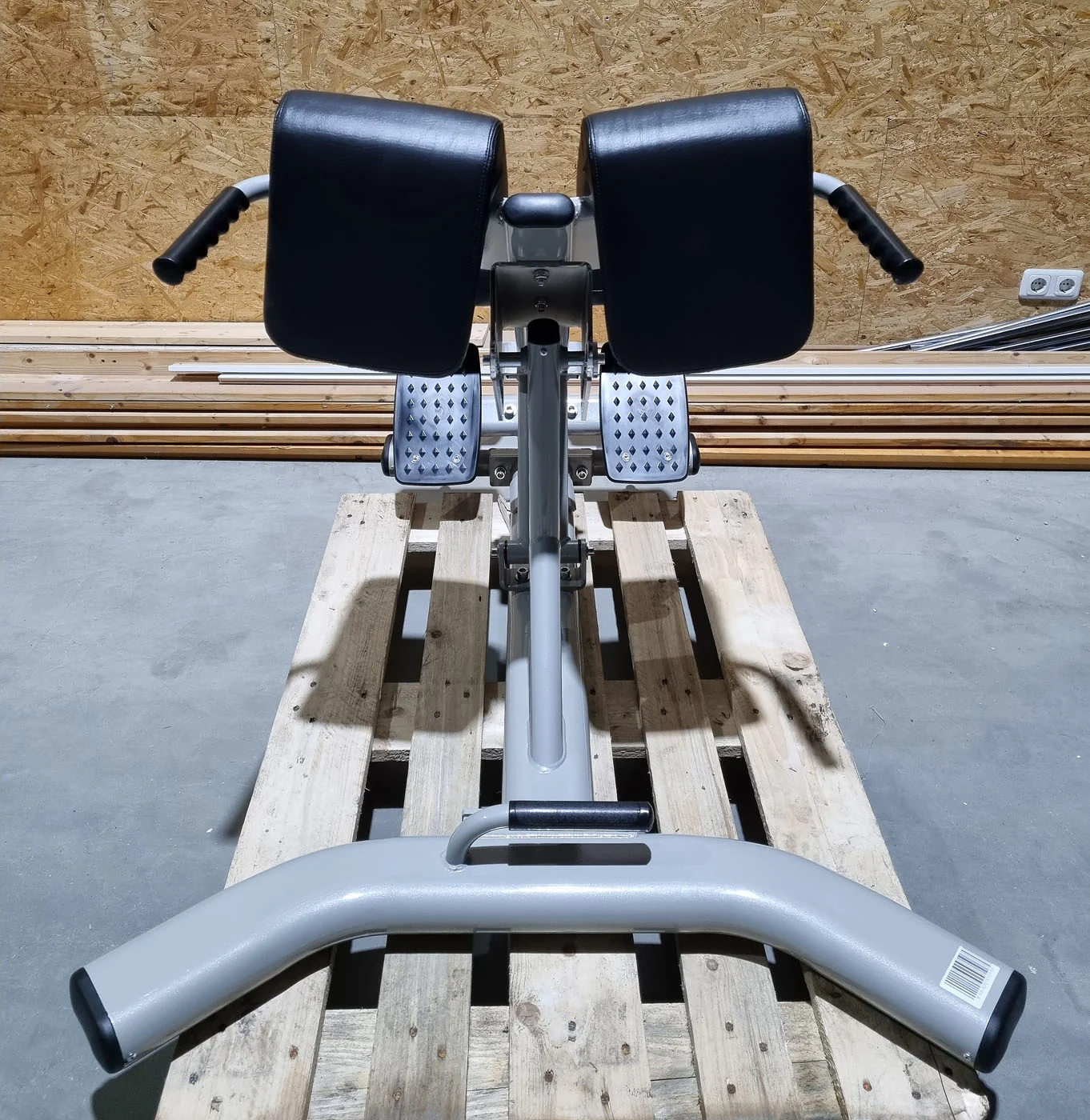 DankSport Rückenstreckerbank verstellbar - Hyperextension 45° - Back Extension - Silber und Schwarz - NEU - Image 4