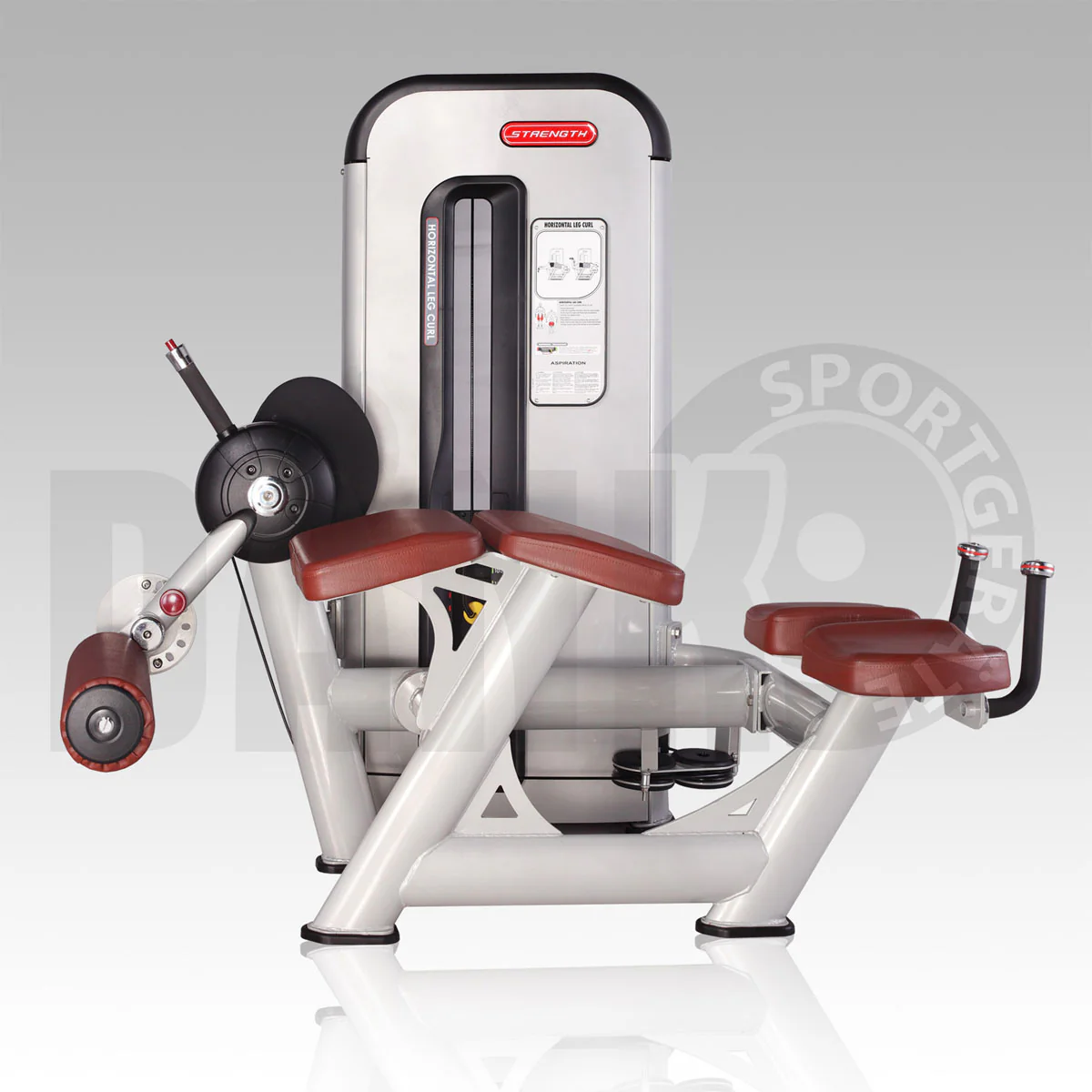 Danksport S-Line Kraftgeräte, Gerätepark mit ca. 22 Fitnessgeräten und Zubehör, Farbe Silber, Polster Braun - Neue Geräte / Ausstellungsgeräte - Image 11