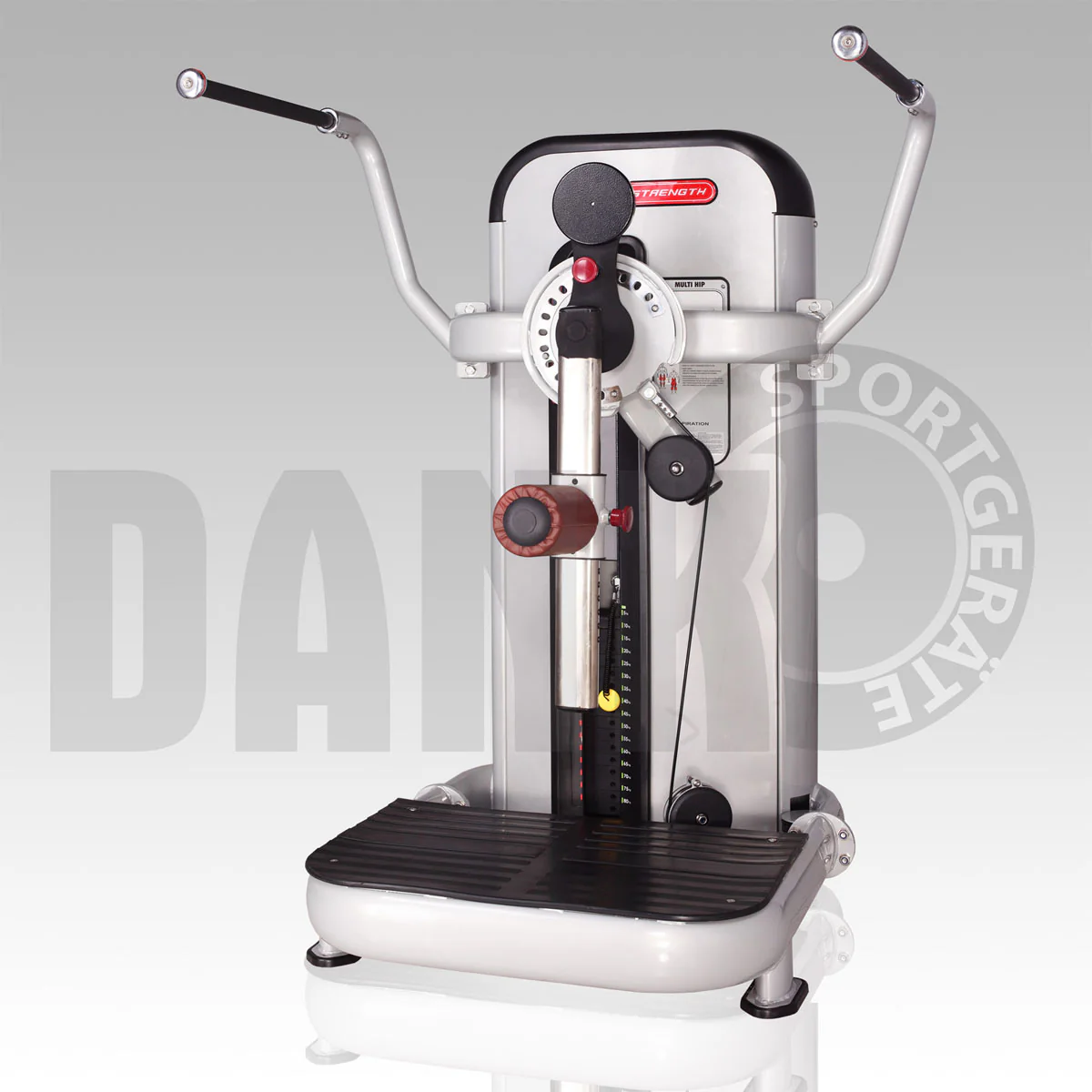 Danksport S-Line Kraftgeräte, Gerätepark mit ca. 22 Fitnessgeräten und Zubehör, Farbe Silber, Polster Braun - Neue Geräte / Ausstellungsgeräte - Image 12