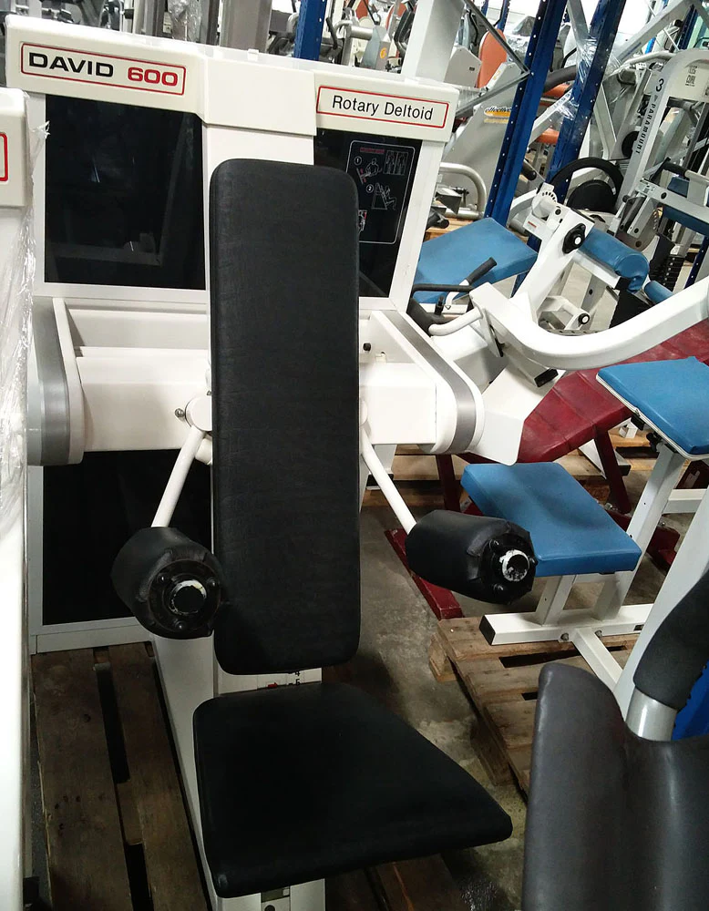 David Kraftgerätepark, 11 Fitnessgeräte, Weiß, gebraucht - Image 10