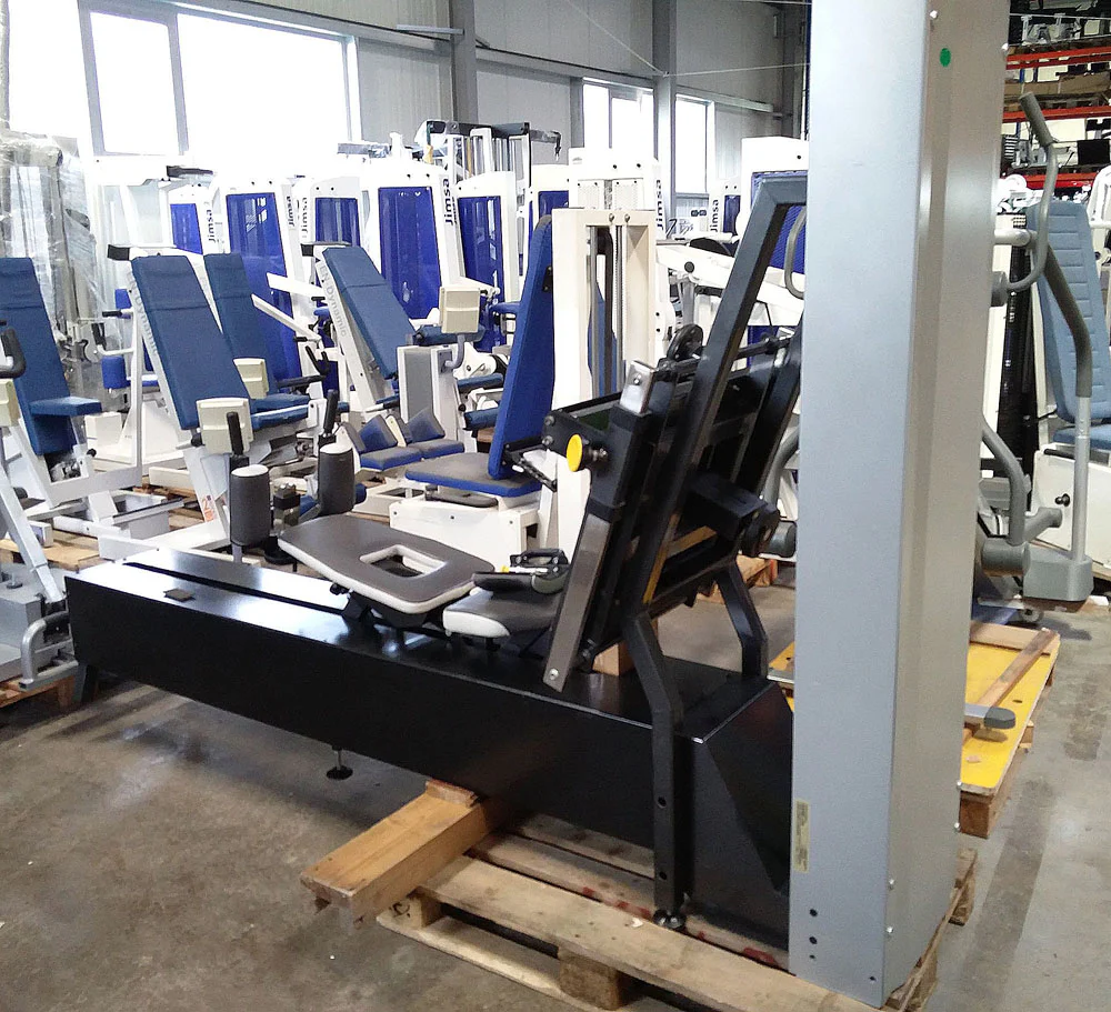David Kraftgerätepark, 11 Fitnessgeräte, Weiß, gebraucht - Image 11