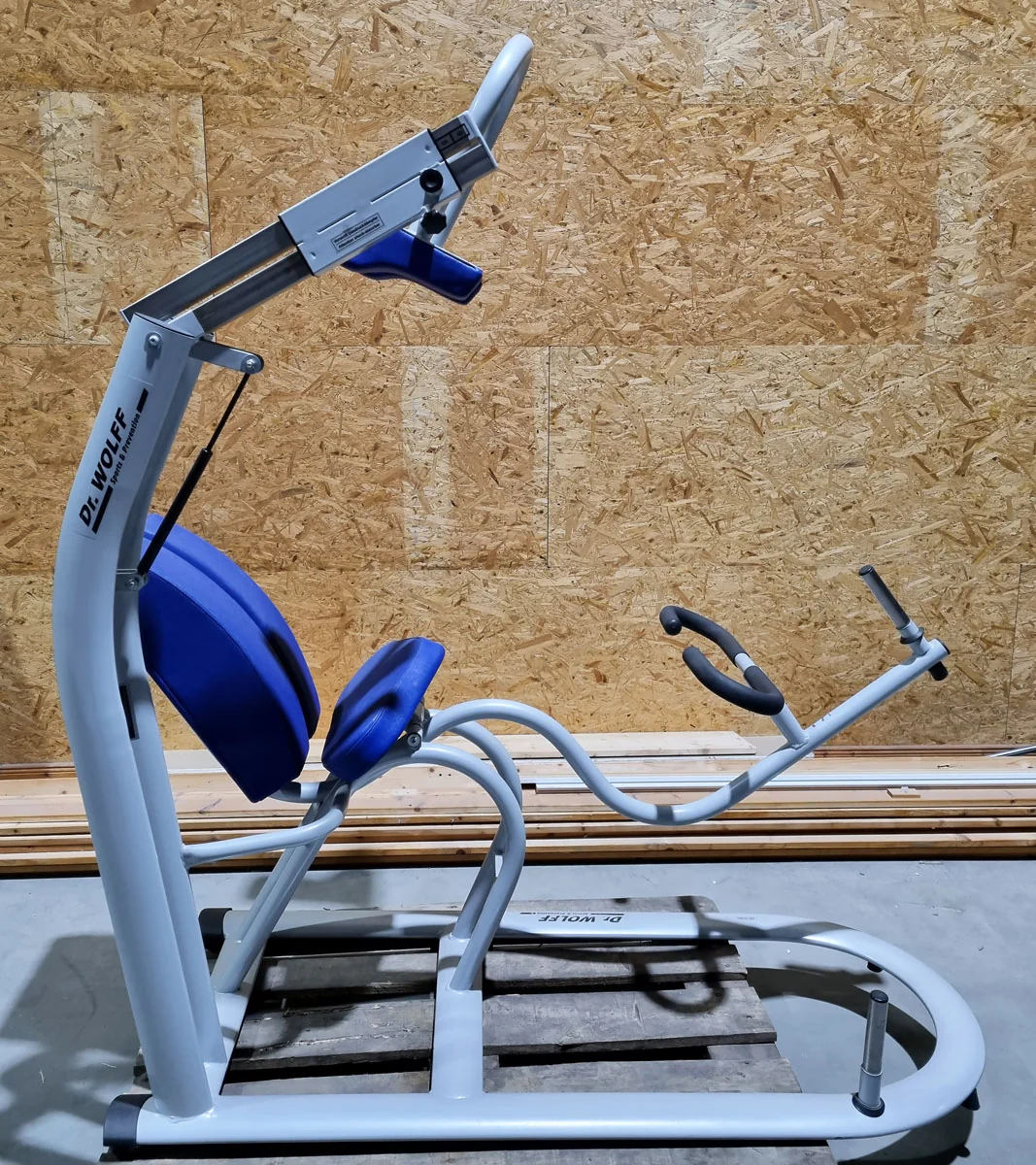 Dr. Wolff Ab Curl 536, Rückenschonende Bauchmaschine Crunch, Rahmenfarbe Silber - gebrauchter - überholter Zustand - Image 5