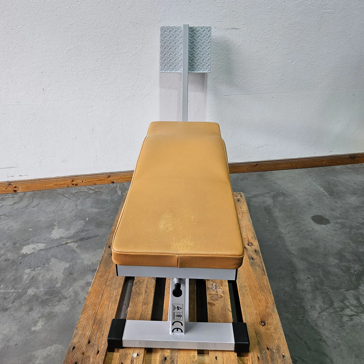 Dr. Wolff Abdominal-Trainer 335, Bauchbank mit Fußstütze, Rahmenfarbe Silber, Polsterfarbe Orange, gebraucht - überholter Zustand - Image 4