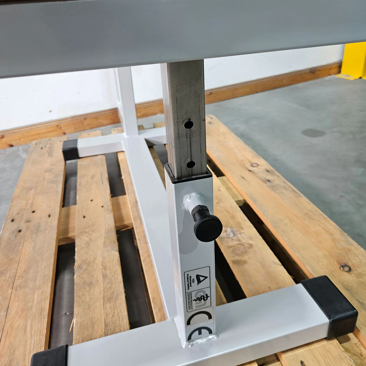 Dr. Wolff Abdominal-Trainer 335, Bauchbank mit Fußstütze, Rahmenfarbe Silber, Polsterfarbe Orange, gebraucht - überholter Zustand - Image 6
