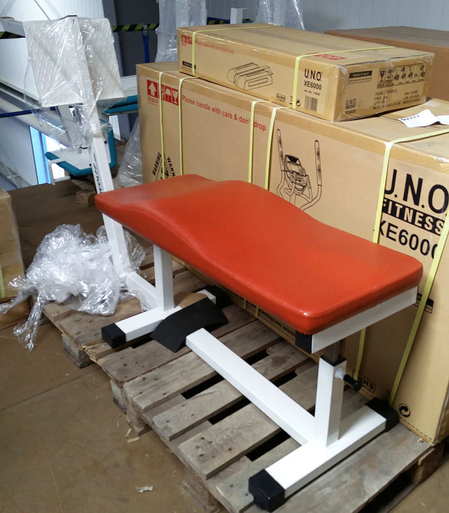 Dr. Wolff Abdominal-Trainer 335, Bauchbank mit Fußstütze, weiß, gebraucht - Image 3