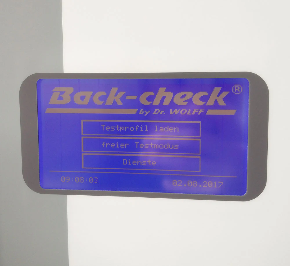 Dr. Wolff Back Check 607, NEUES MODELL, Touchscreen, Silber, guter gebrauchter Zustand - Image 6