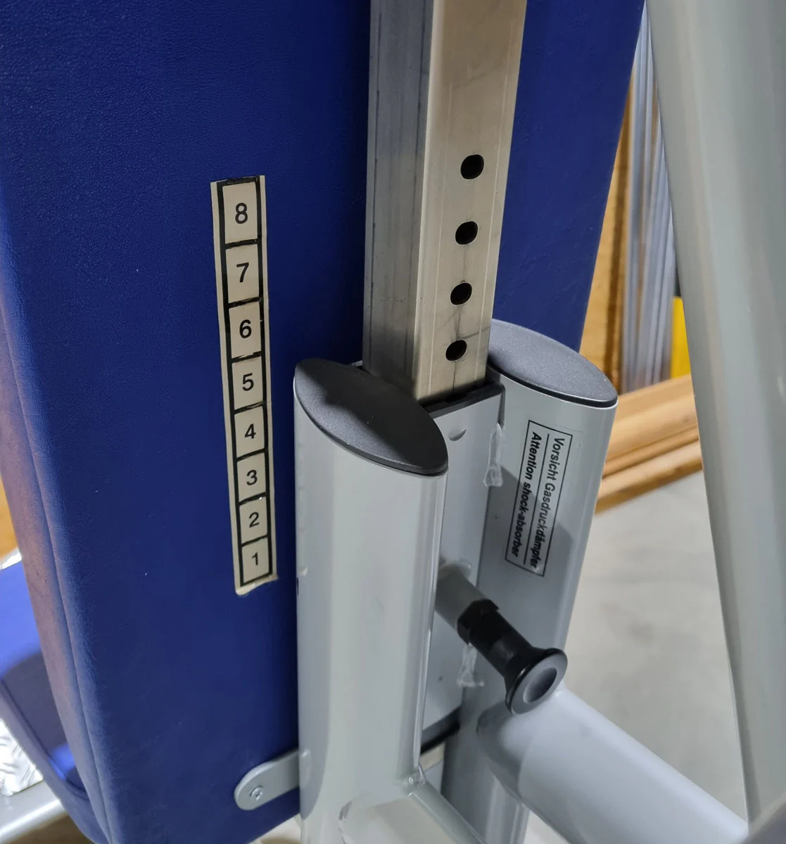 Dr. Wolff Cervex 506, HWS Hals-Nacken Trainer, Rahmenfarbe Silber - gebrauchter - überholter Zustand - Image 6